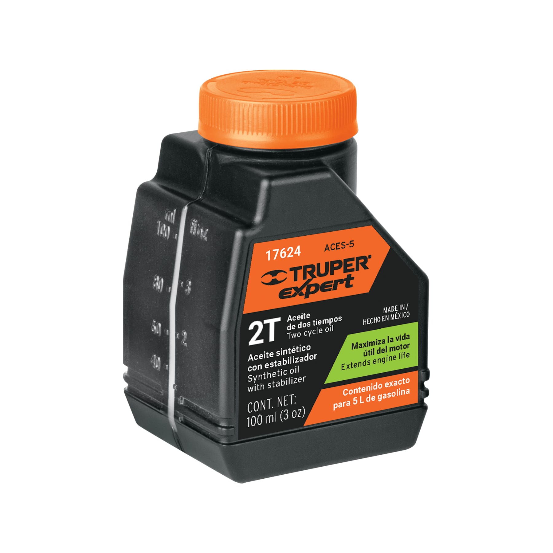 ACEITE SINTÉTICO PARA MOTOR DE 2 TIEMPOS, 100 ML