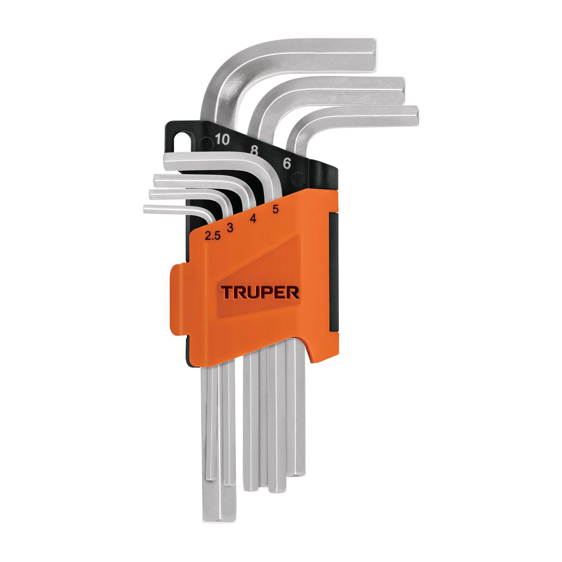 JUEGO 7 LLAVES ALLEN MM PUNTA HEXAGONAL CON ORGANIZADOR