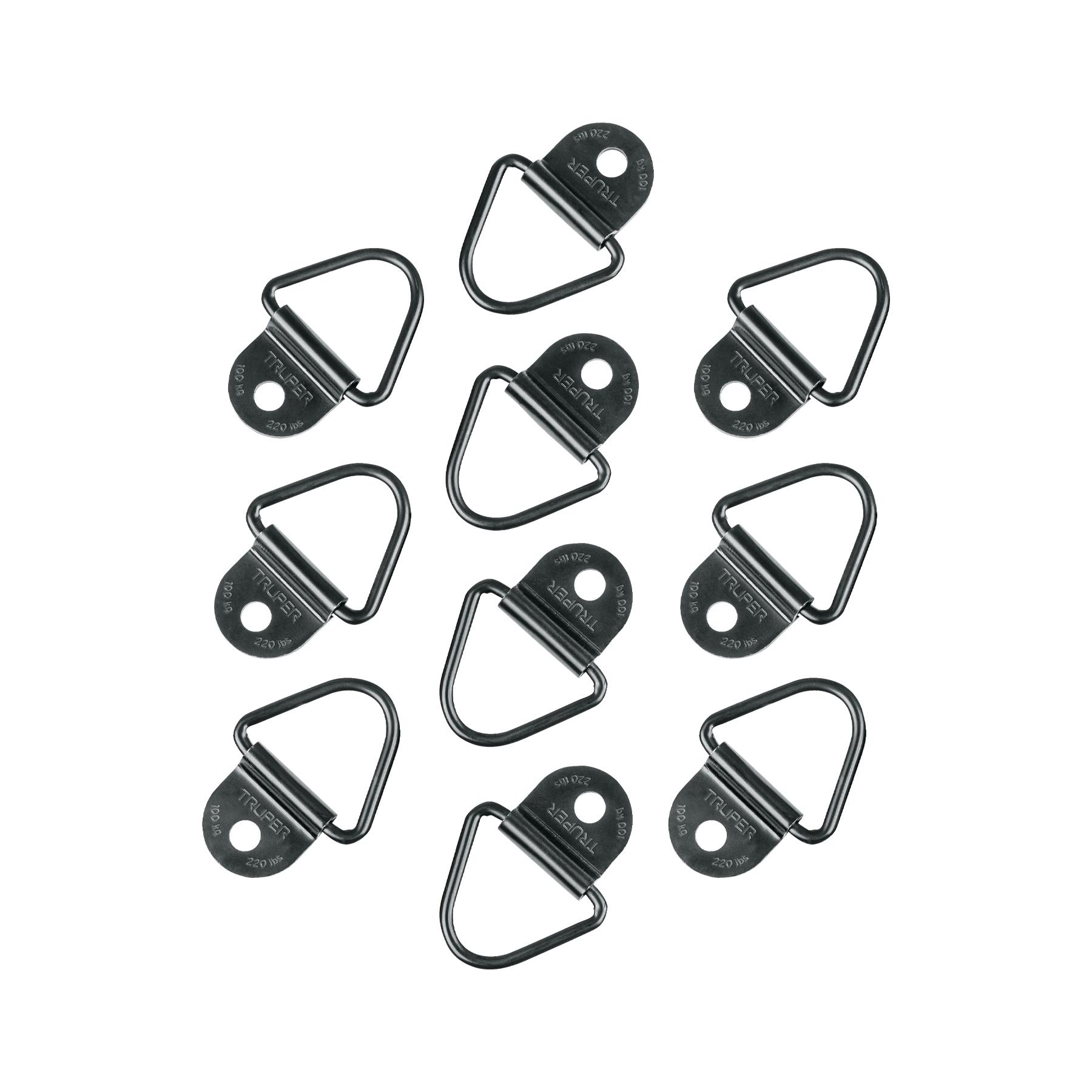 ANCLAJES PARA REDES DE CARGA DE 3.5 TON., 10 PIEZAS