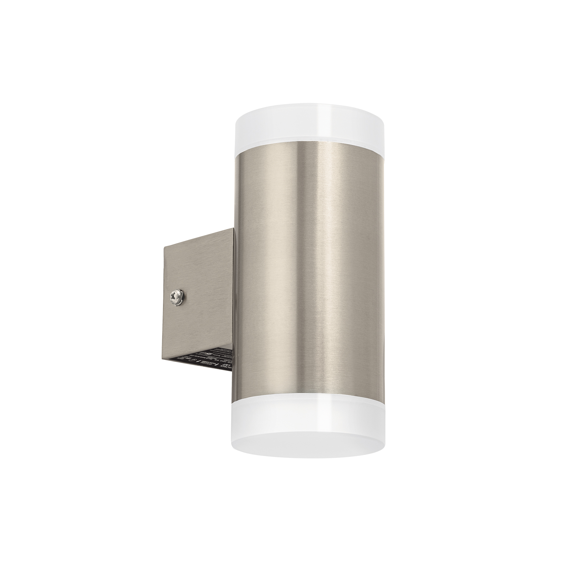 ARBOTANTE DE LED PARA EXTERIOR CILÍNDRICO DE ACERO, 2X5W