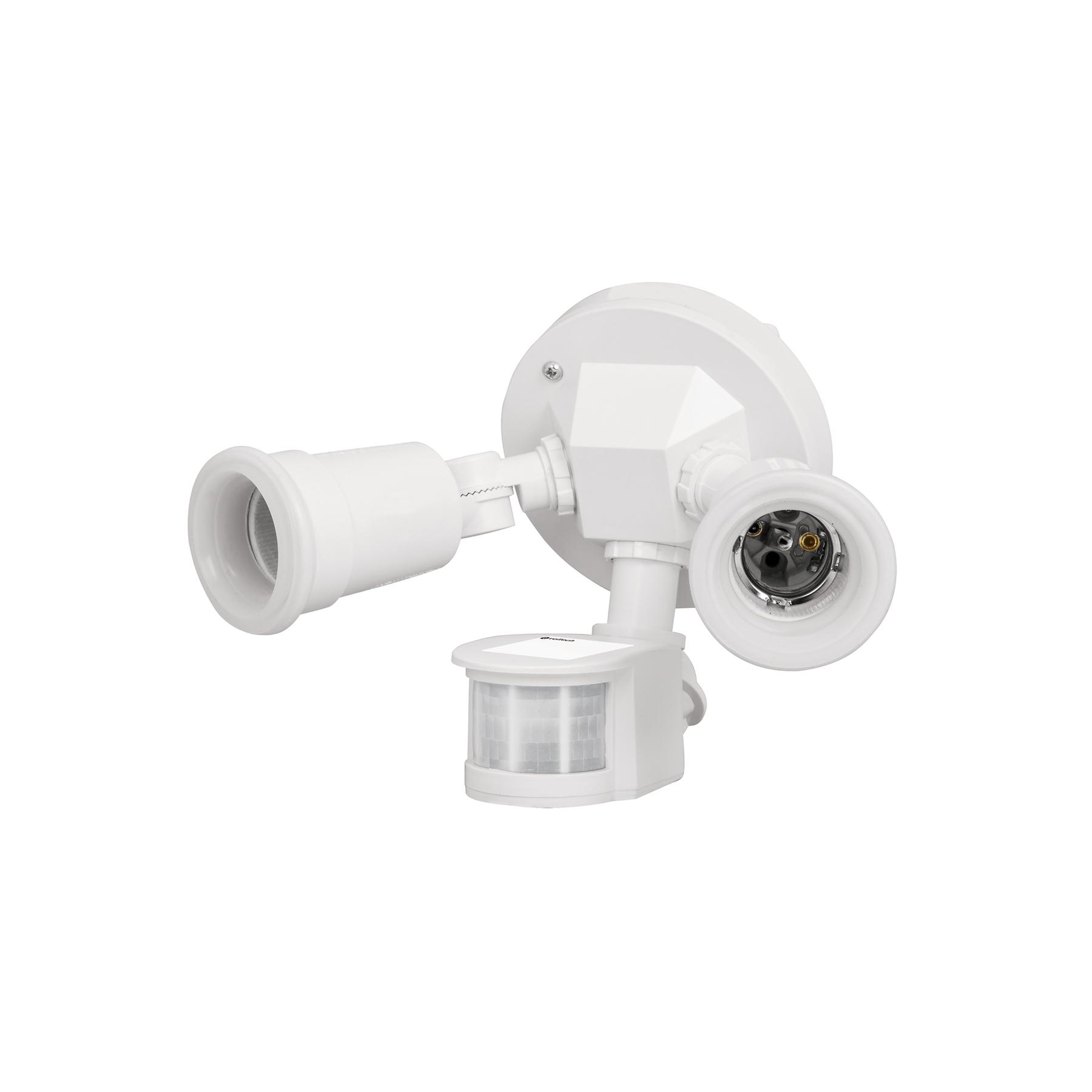 ARBOTANTE BLANCO C/SENSOR MOVIMIENTO, LÁMPARAS NO INCLUIDAS