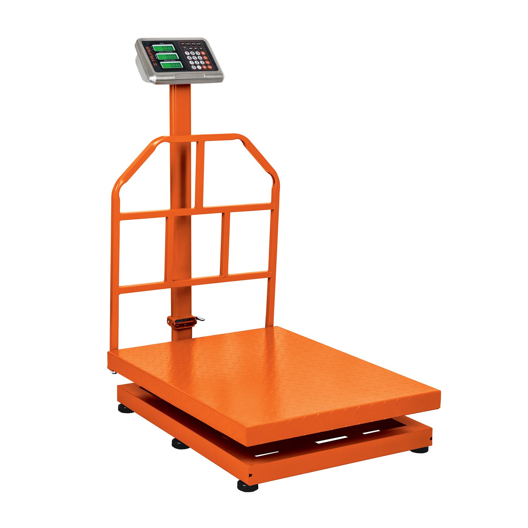BÁSCULA DE PLATAFORMA PLEGABLE 500 KG, TRUPER