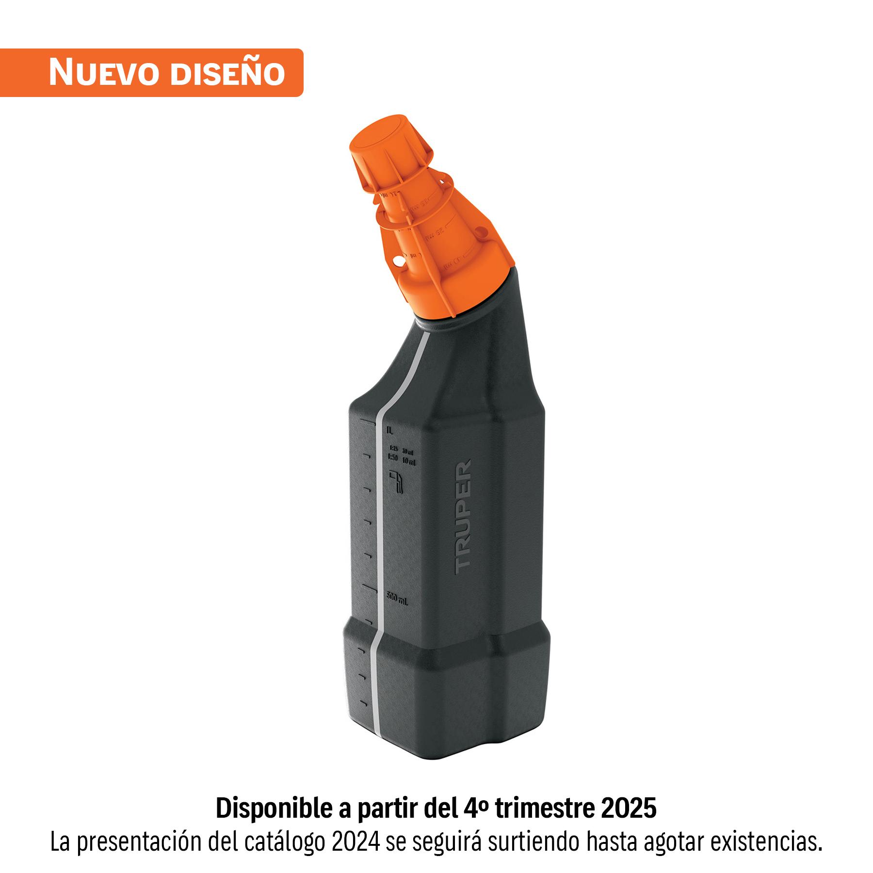 BOTE PARA MEZCLA DE GASOLINA Y ACEITE, 1 L, TRUPER