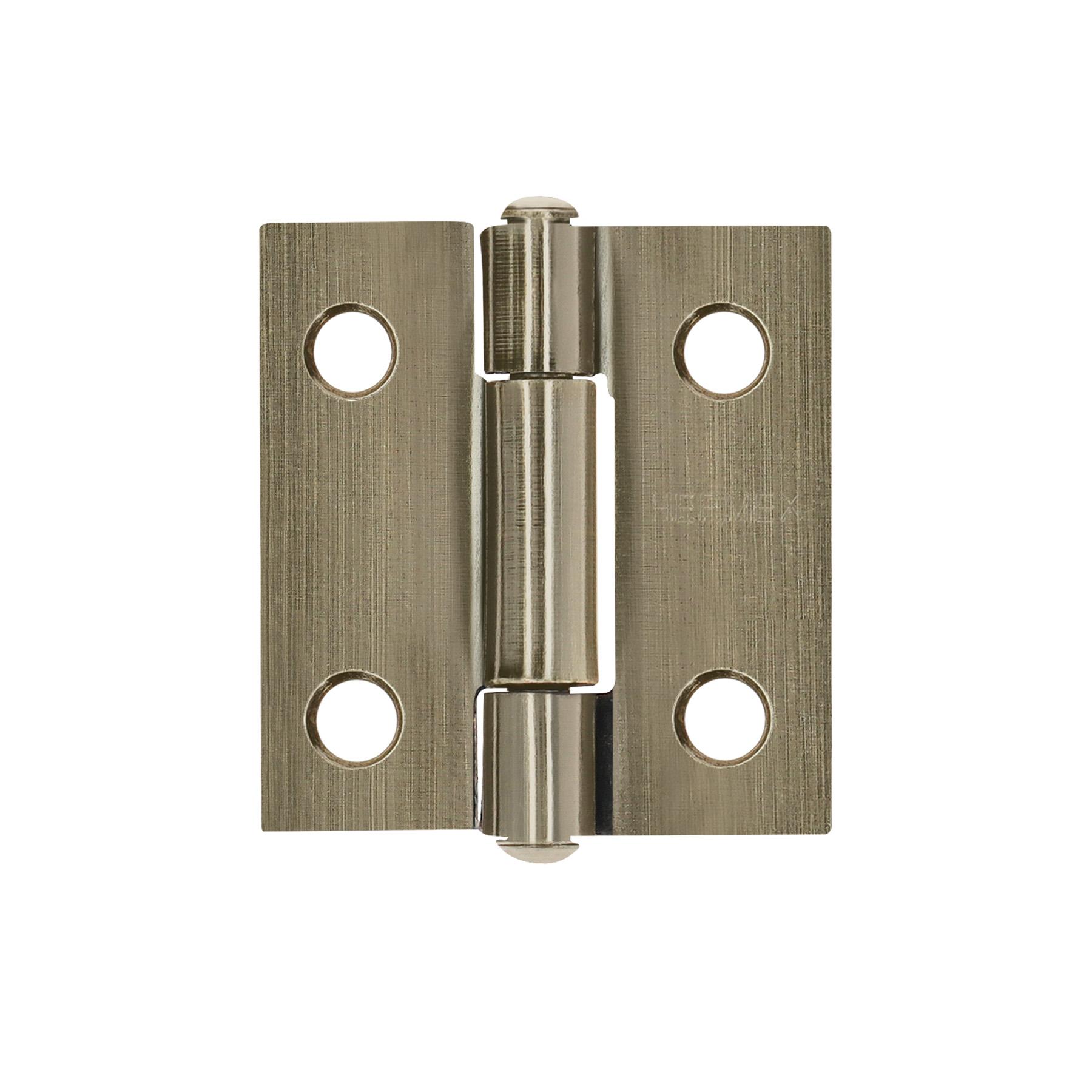 "BISAGRA RECTANGULAR DE ACERO 1"" ACABADO LATÓN ANTIGUO"