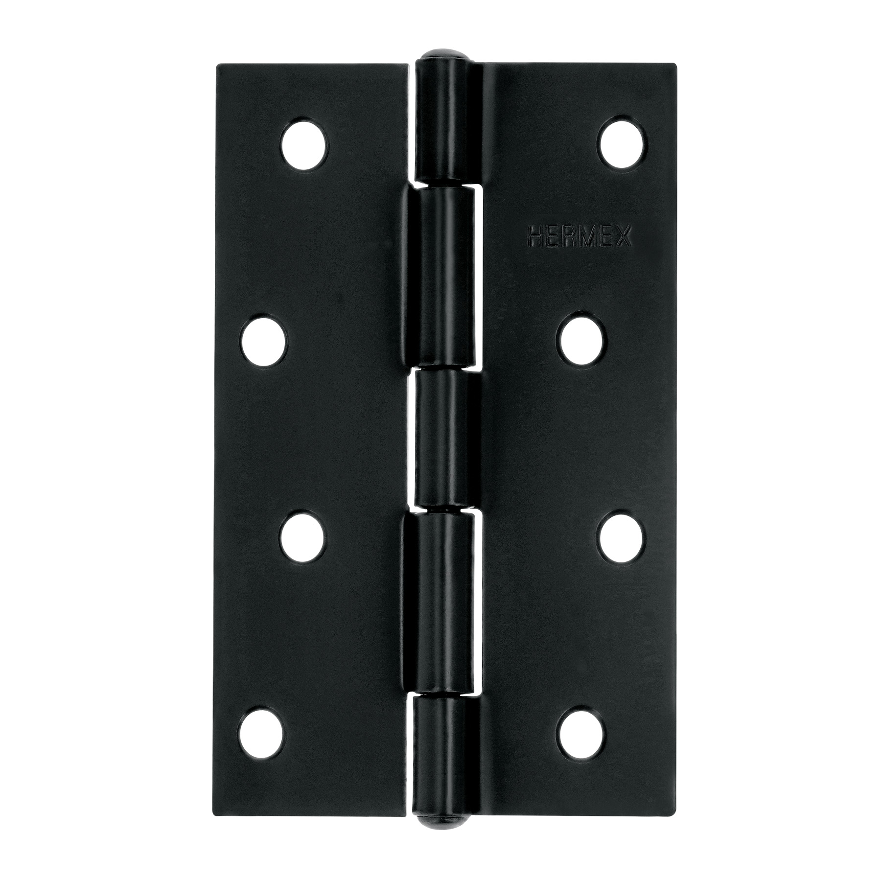 "BISAGRA RECTANGULAR DE ACERO 4"", ACABADO NEGRO"