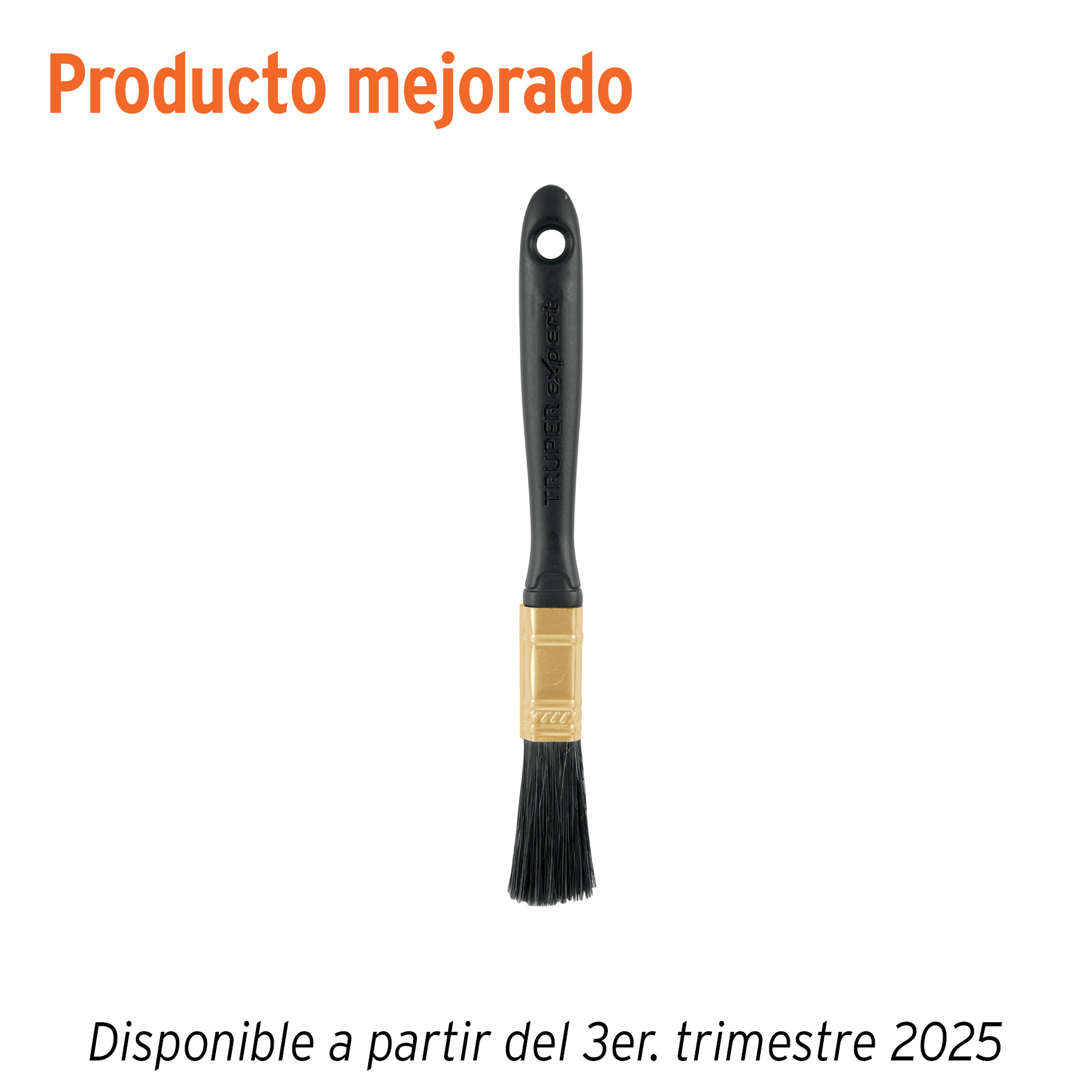 BROCHA PROFESIONAL DE 1/2' MANGO DE PLÁSTICO, TRUPER EXPERT
