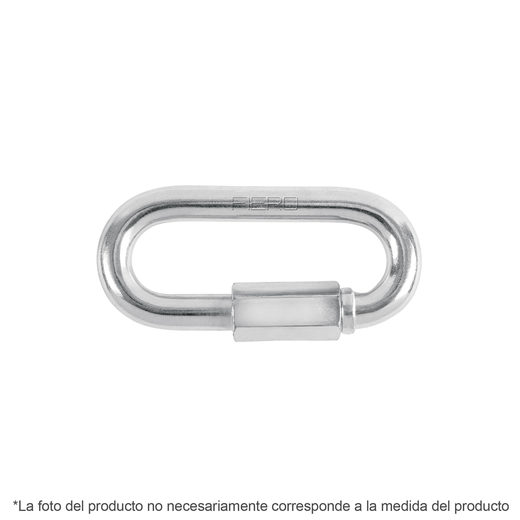 BANDOLA DE ACERO DE 3/8' CON SEGURO, FIERO