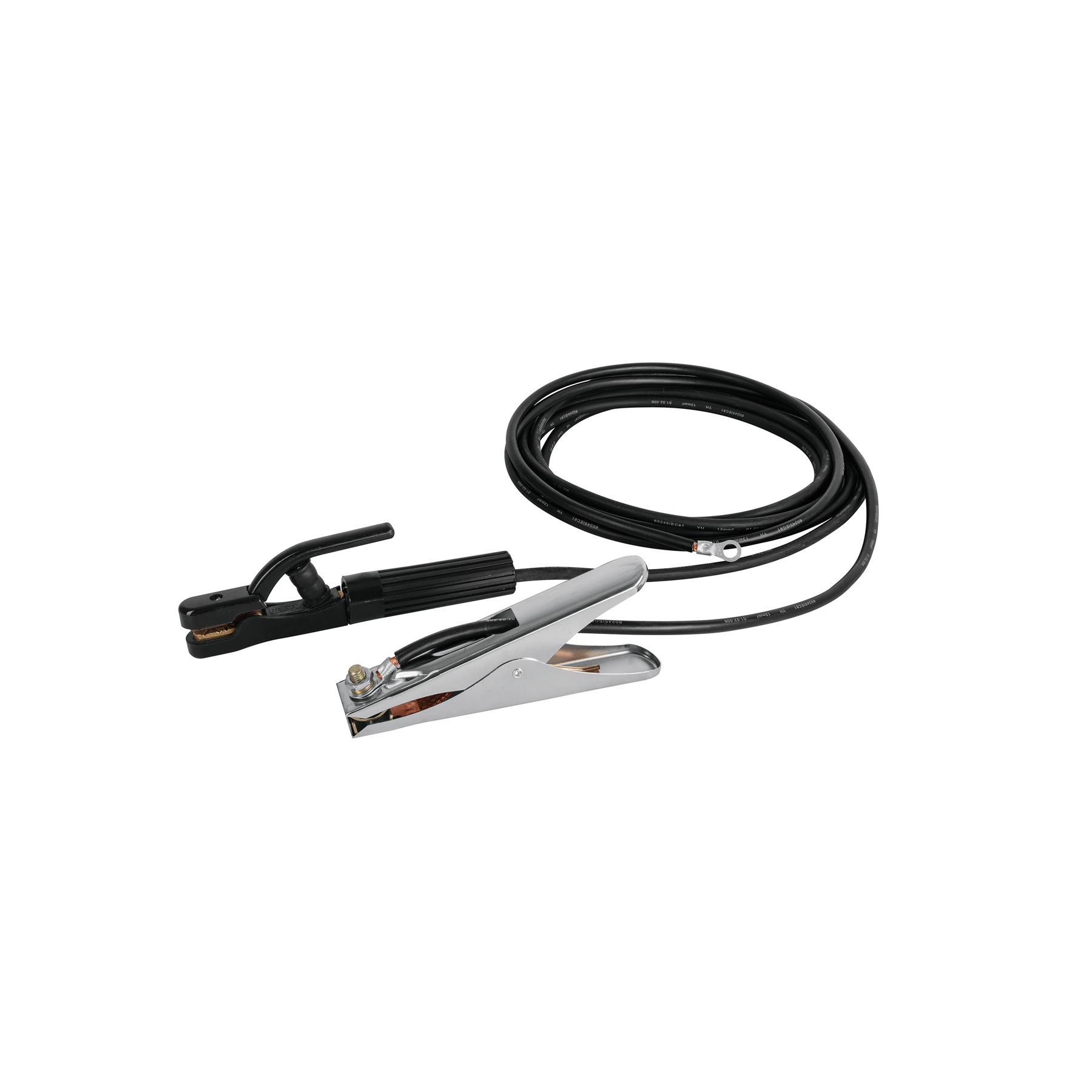 JUEGO DE 2 CABLES CON PINZAS DE TIERRA PARA SOLDAR, PRETUL