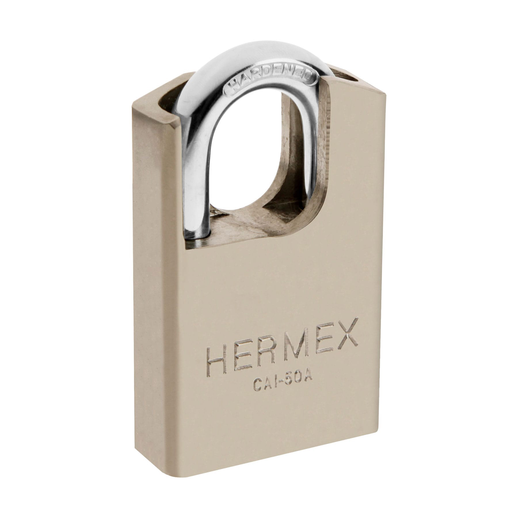 CANDADO DE ACERO, MÁXIMA SEGURIDAD, 50MM, LLAVE ANTI-GANZÚA