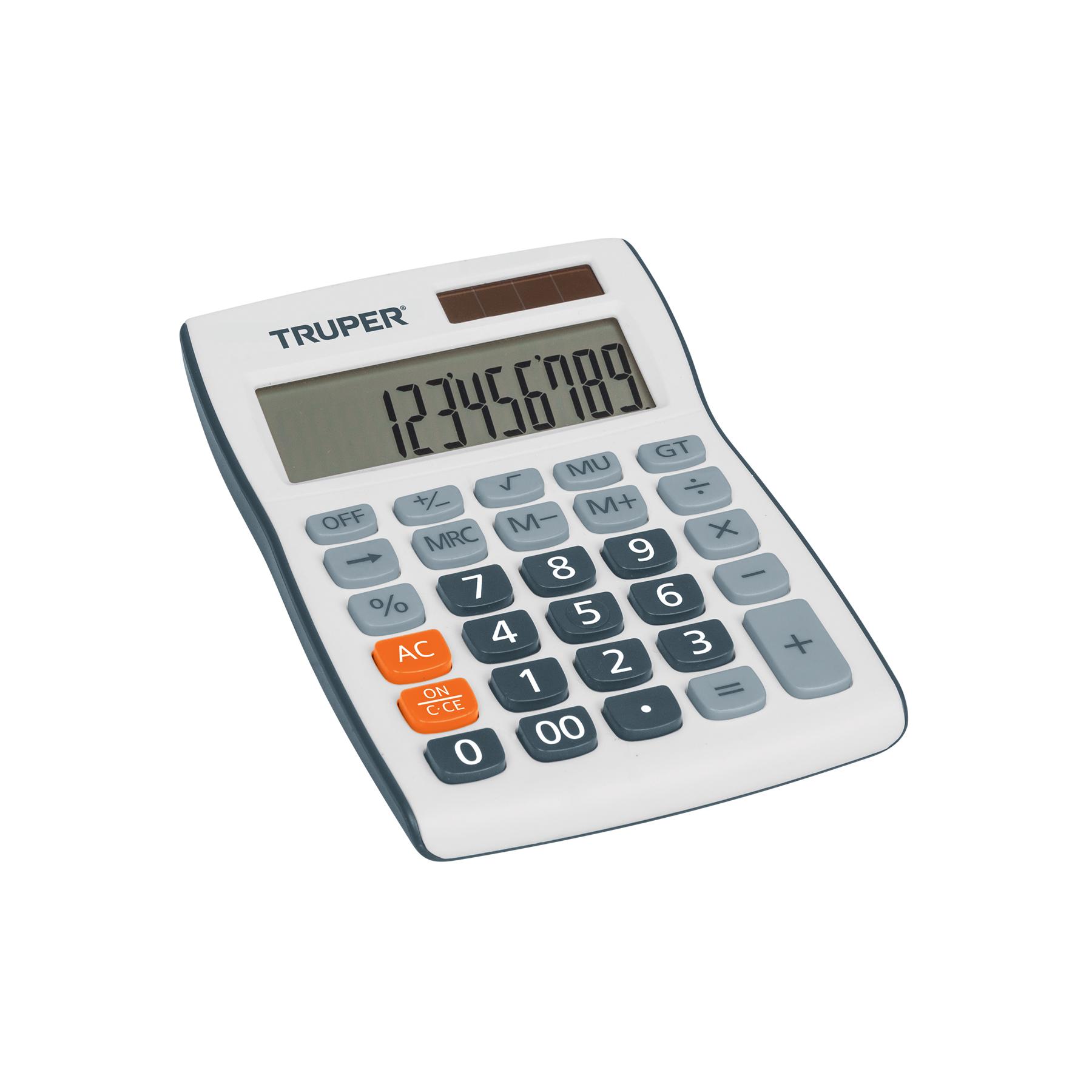 CALCULADORA DE ESCRITORIO 15 CM, TRUPER