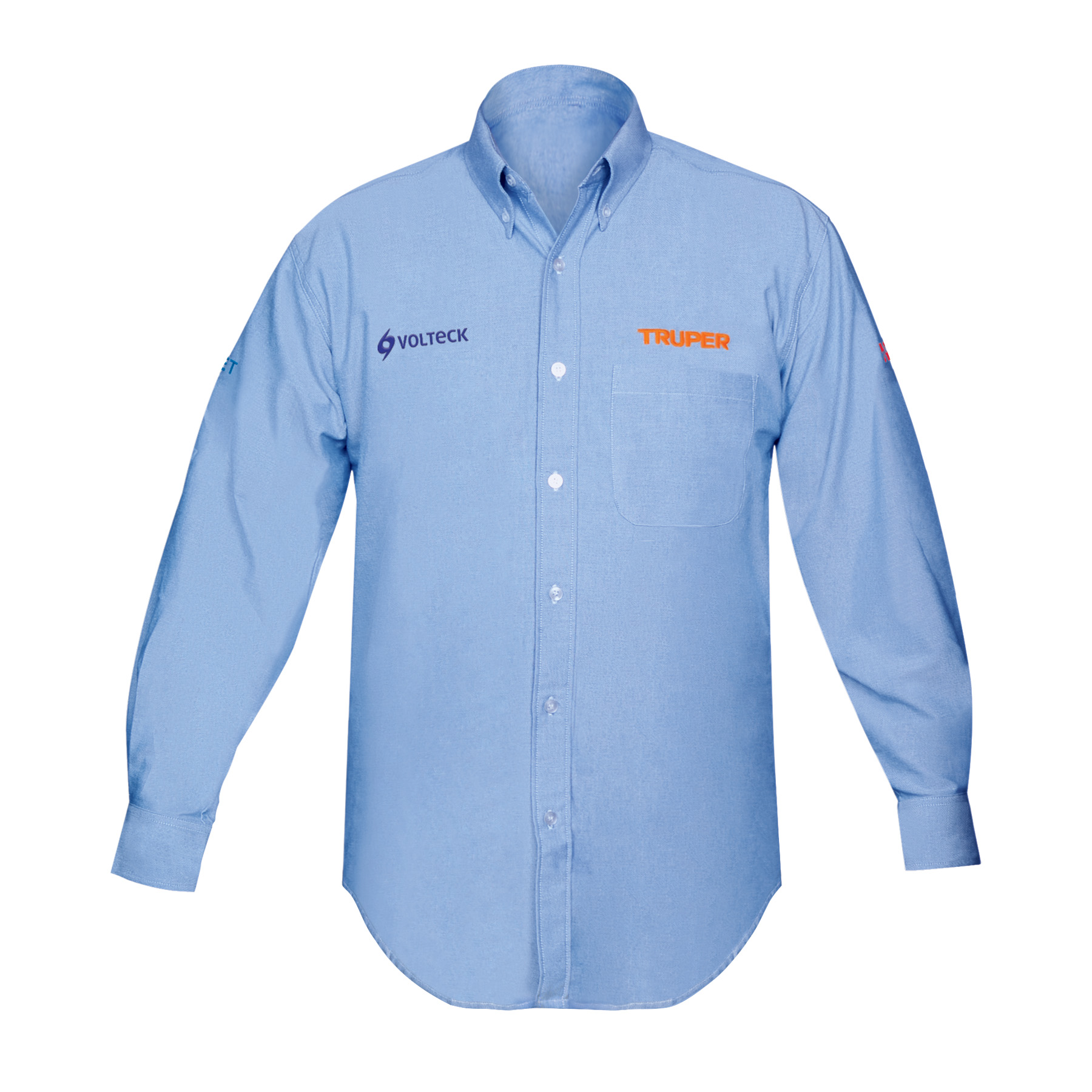 CAMISA AZUL  PARA CABALLERO, MANGA LARGA TALLA M, TRUPER