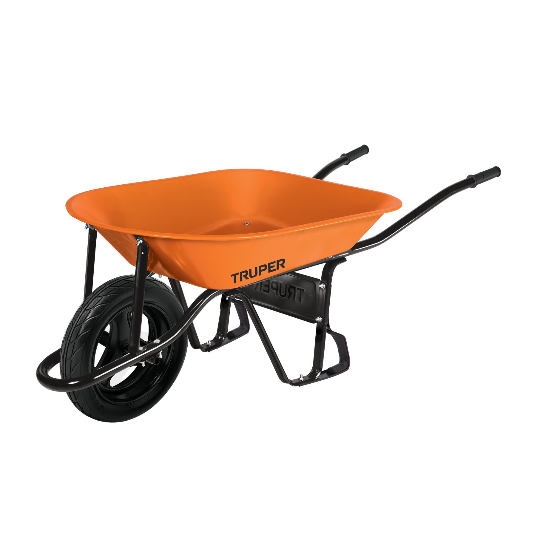 CARRETILLA 4.5 FT3 IMPONCHABLE, BASTIDOR TUBULAR, TRUPER