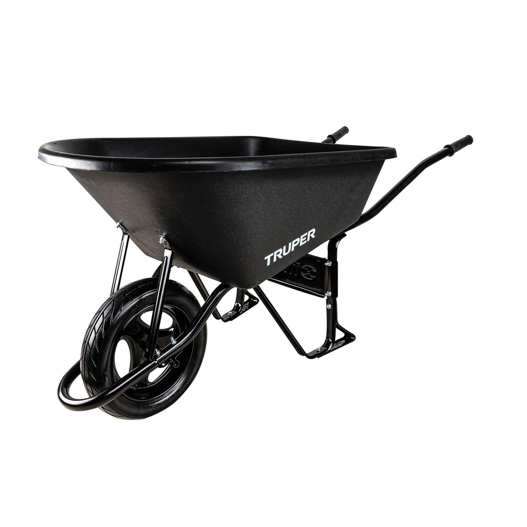 CARRETILLA CONCHA PLÁSTICA 6 FT IMPONCHABLE B/TUBULAR,TRUPER