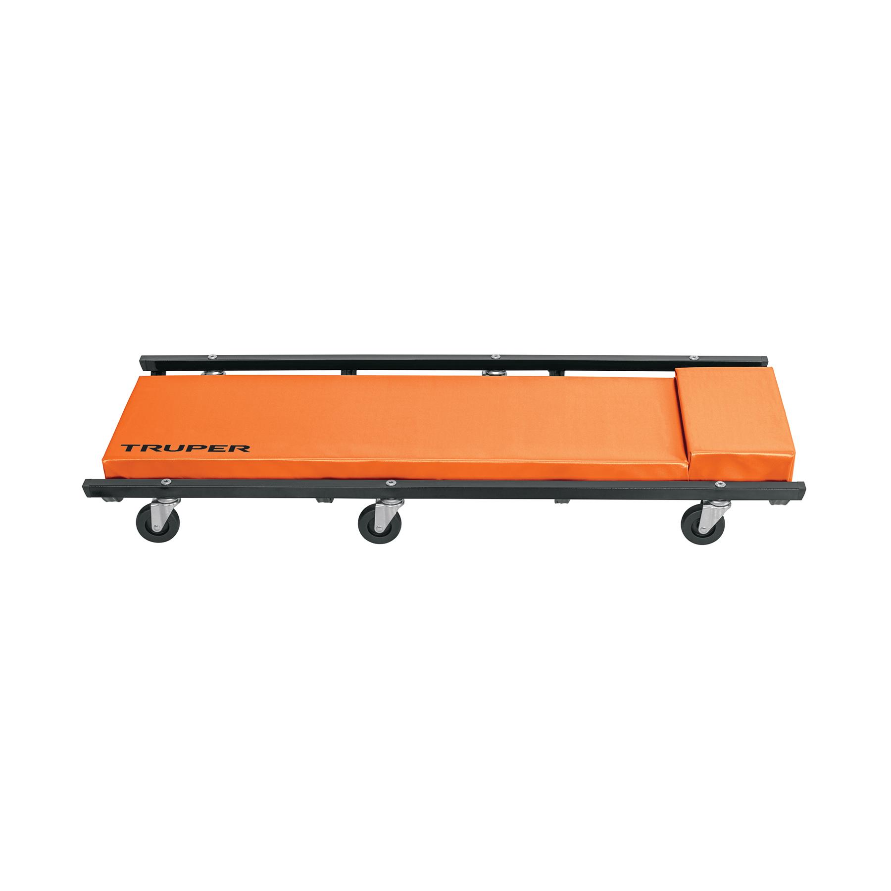 CAMA DE ACERO 40' PARA MECÁNICO, TRUPER