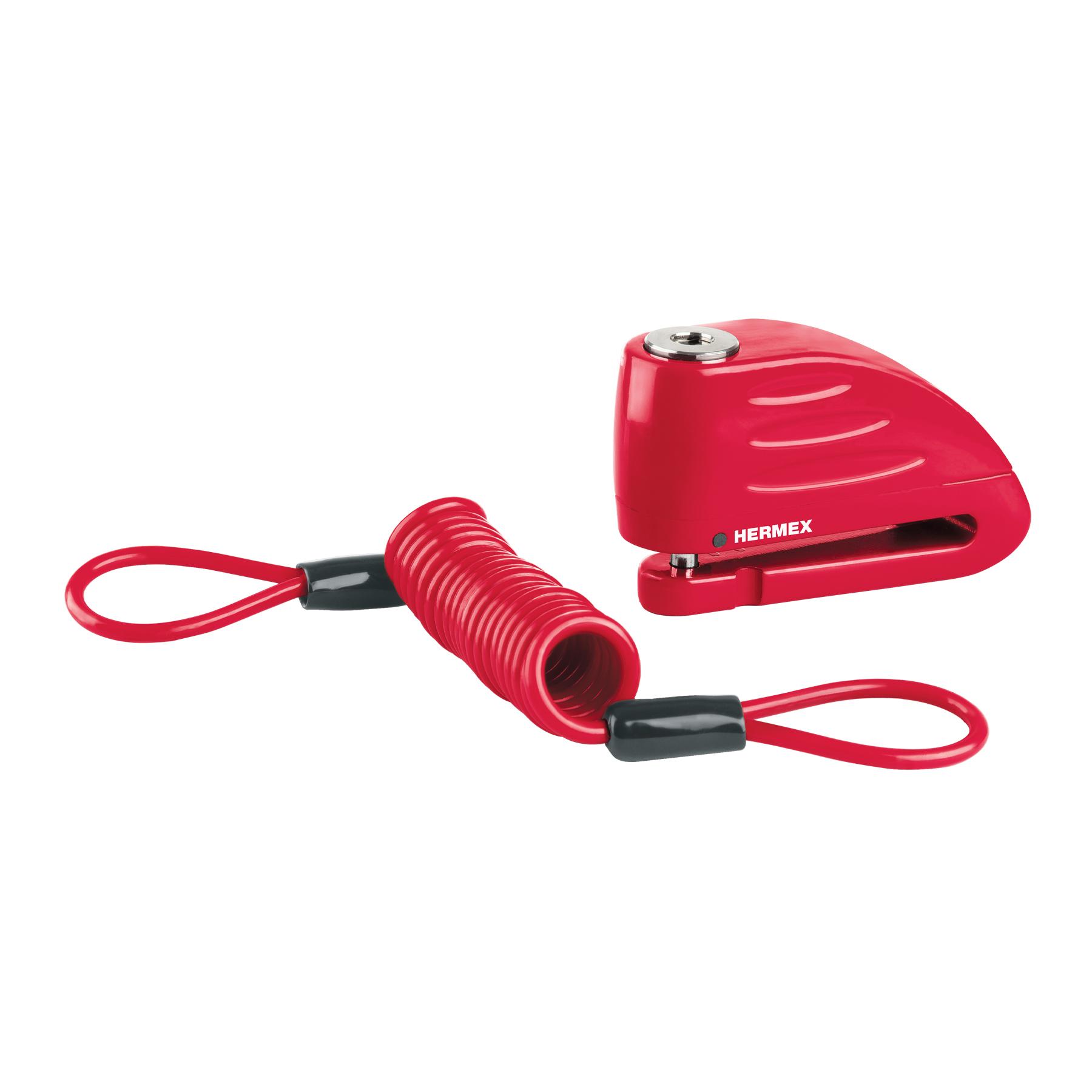 CANDADO PARA DISCO DE MOTOCICLETA, CON ALARMA