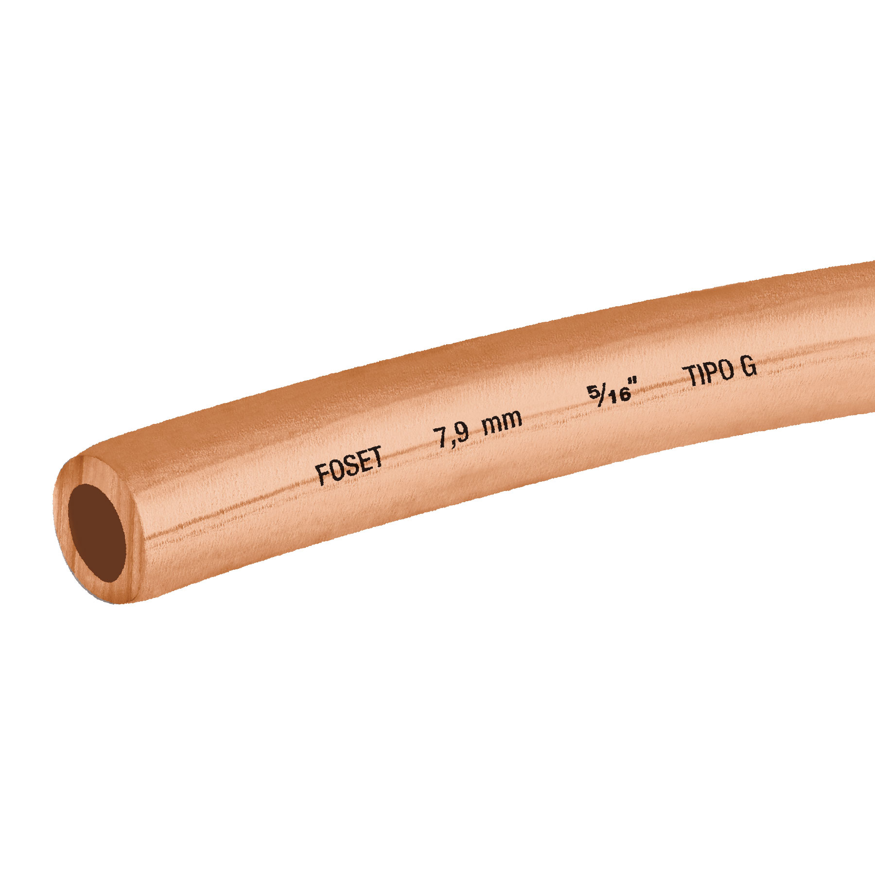 ROLLO DE 15 M DE TUBO FLEXIBLE DE COBRE DE 5/16', FOSET