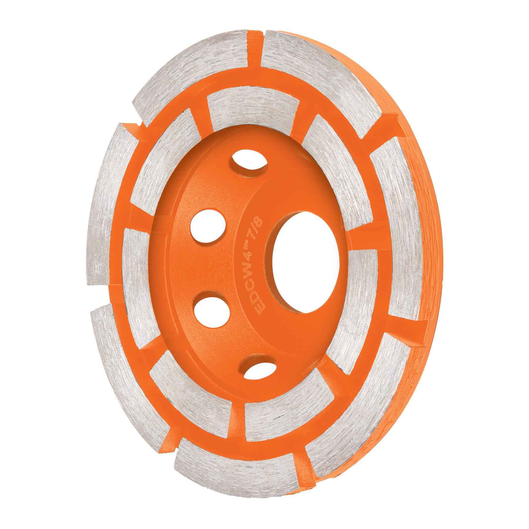 "COPA DE DIAMANTE DOBLE HILERA 4"" X 7/8"""