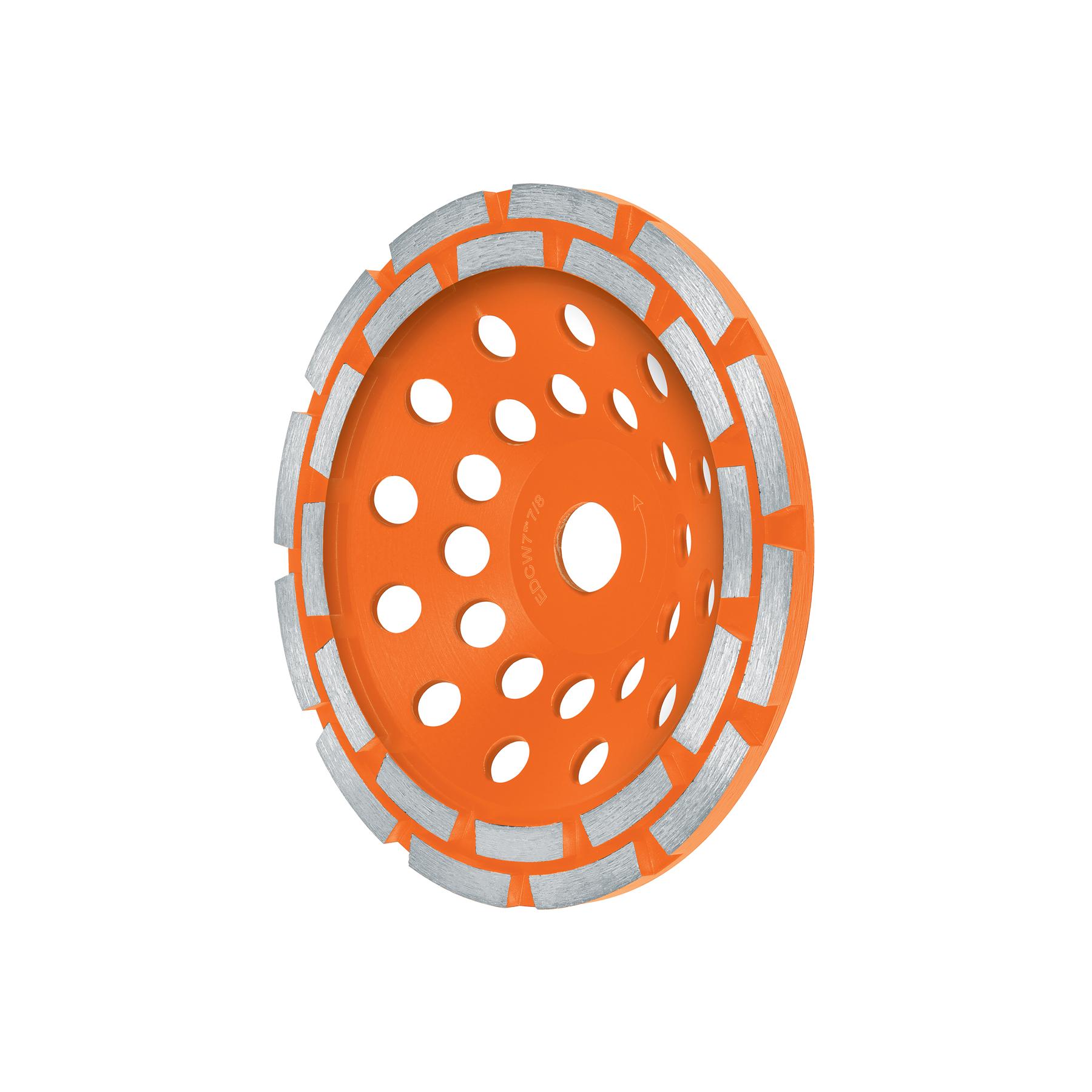 "COPA DE DIAMANTE DOBLE HILERA 7"" X 7/8"""