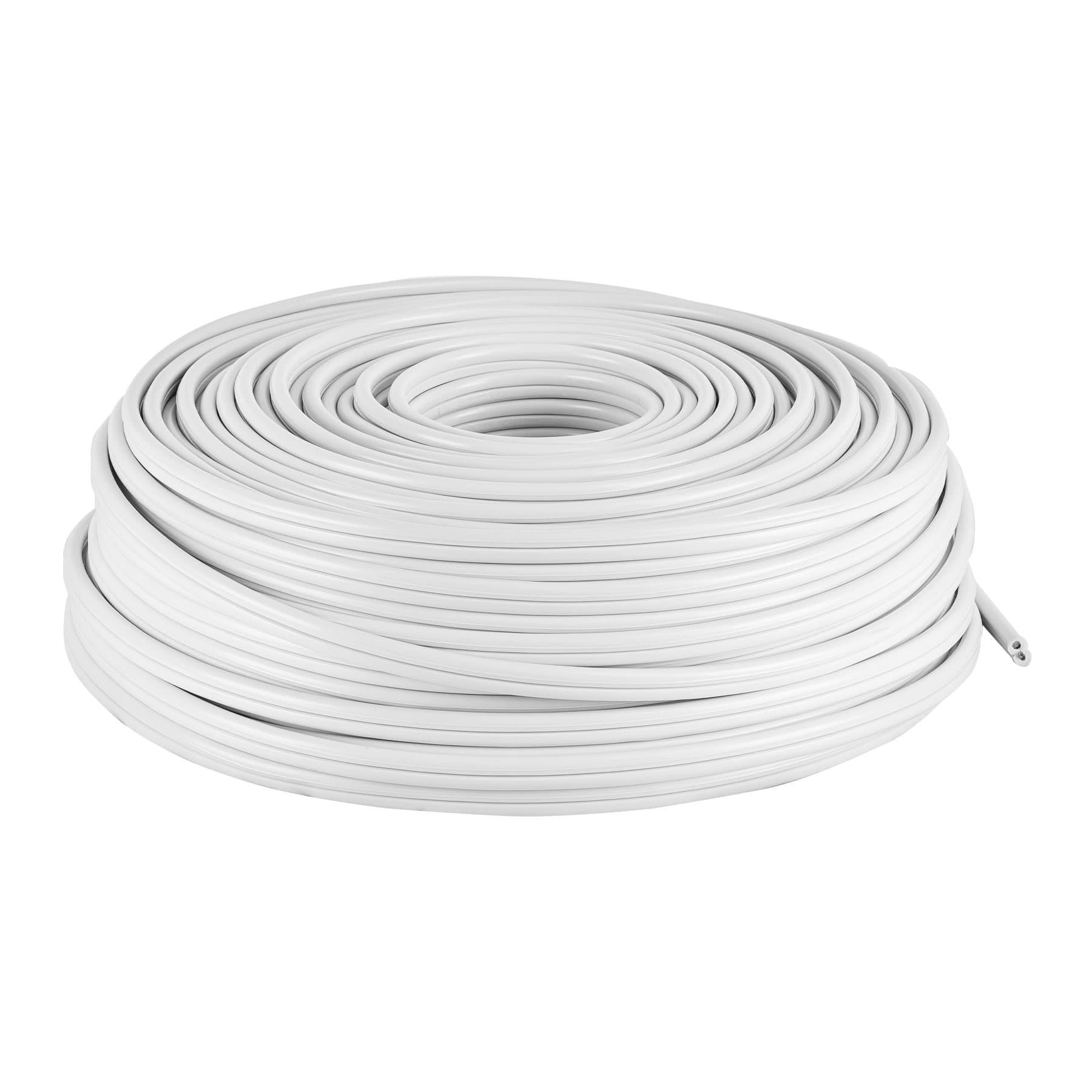 ROLLO DE 100 M DE CORDÓN DÚPLEX FLEXIBLE SPT 14 AWG, VOLTECK