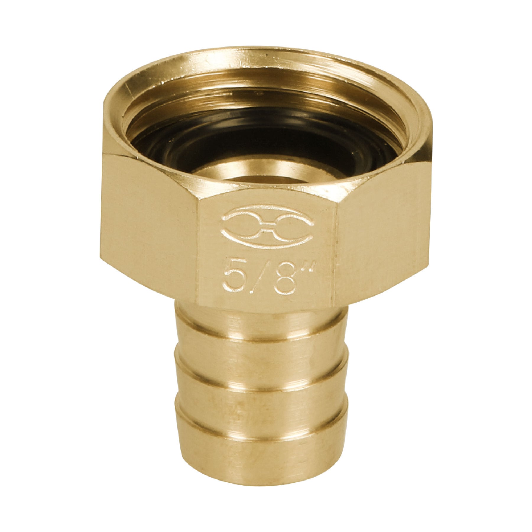 CONECTOR 5/8' HEMBRA DE LATÓN SÓLIDO PARA MANGUERA, TRUPER