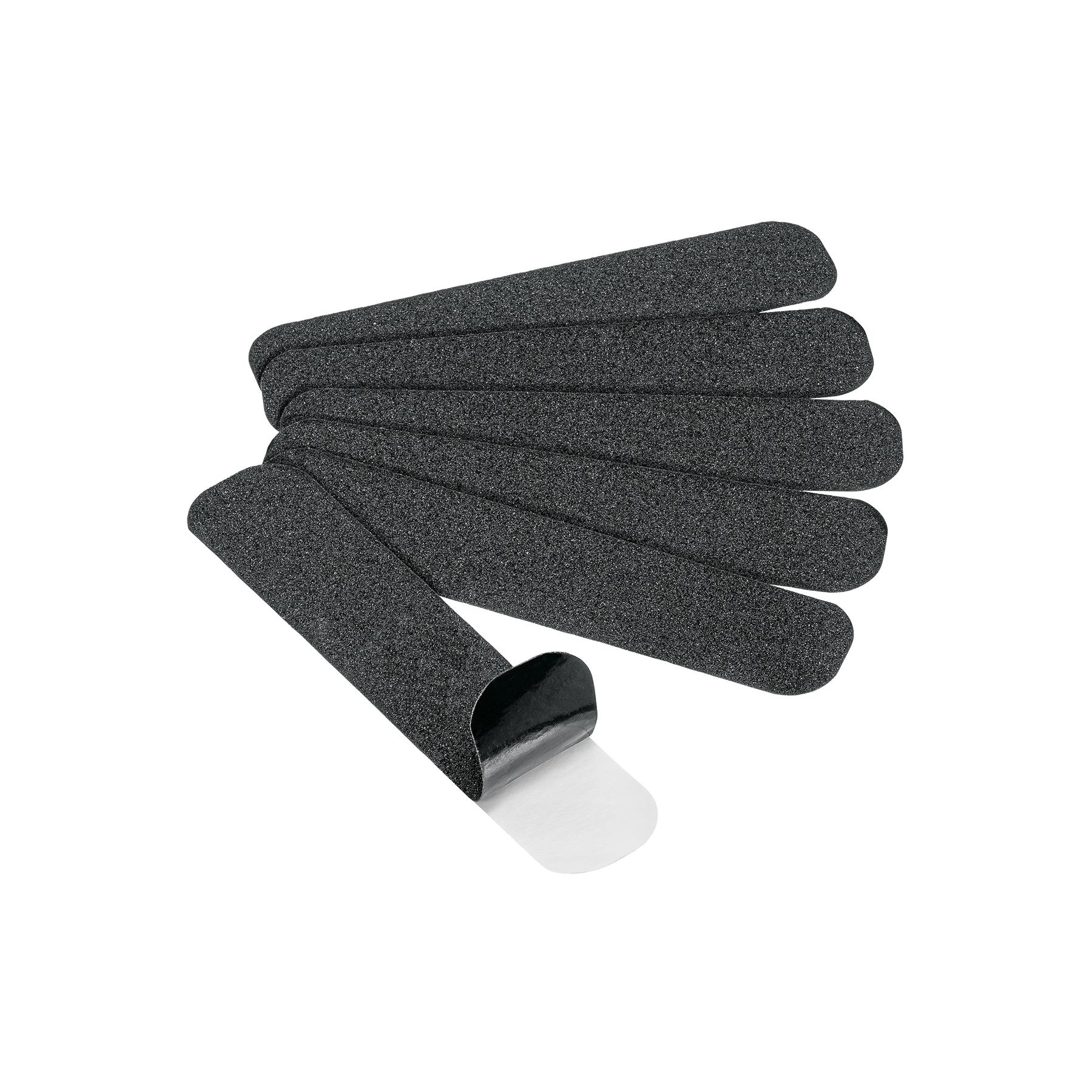TARJETA 6 TIRAS 23CM ANTIDERRAPANTES NEGRAS 50MM C/ABRASIVO