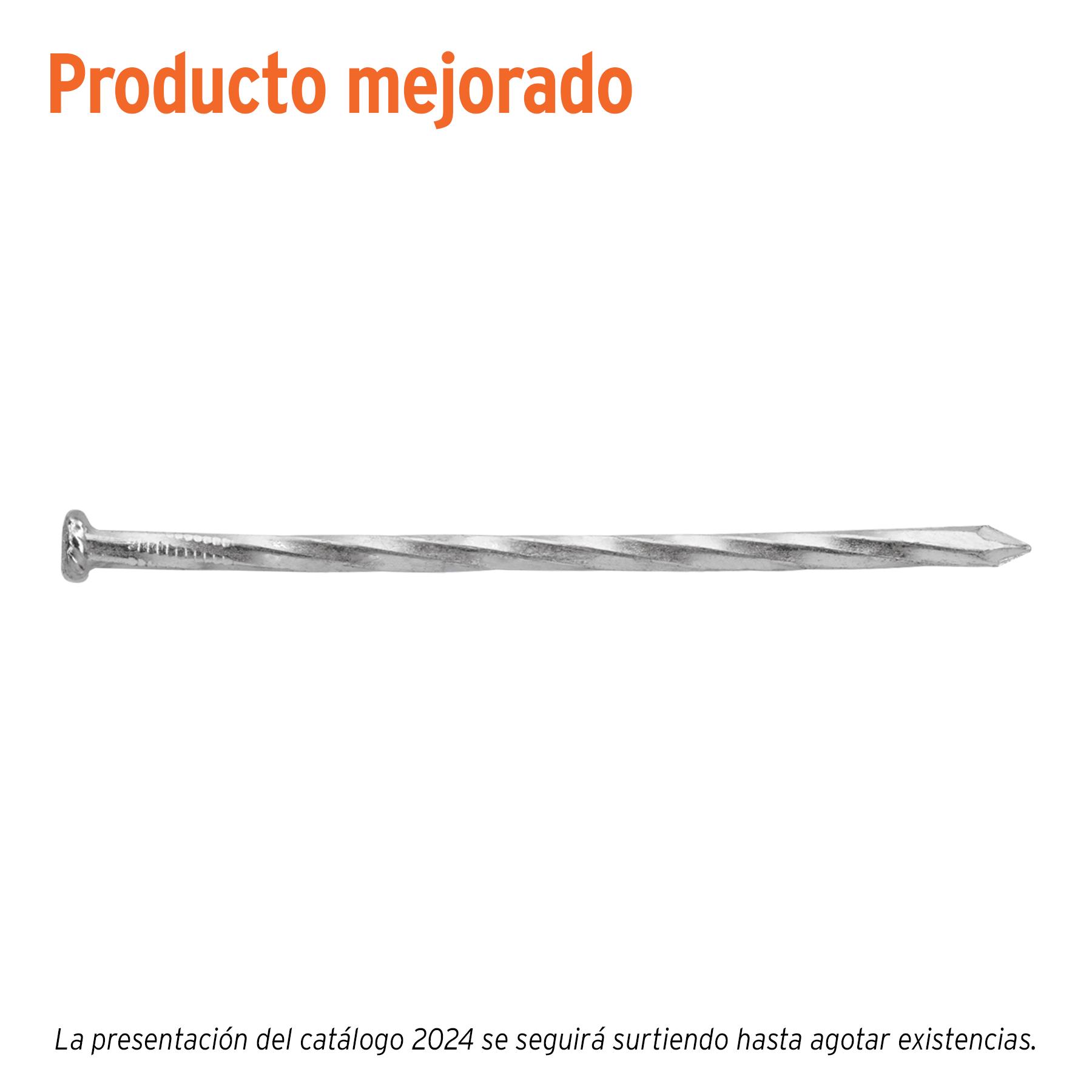 KILO DE CLAVO PARA CONCRETO 4' GALVANIZADO, CAJA DE 25 KG