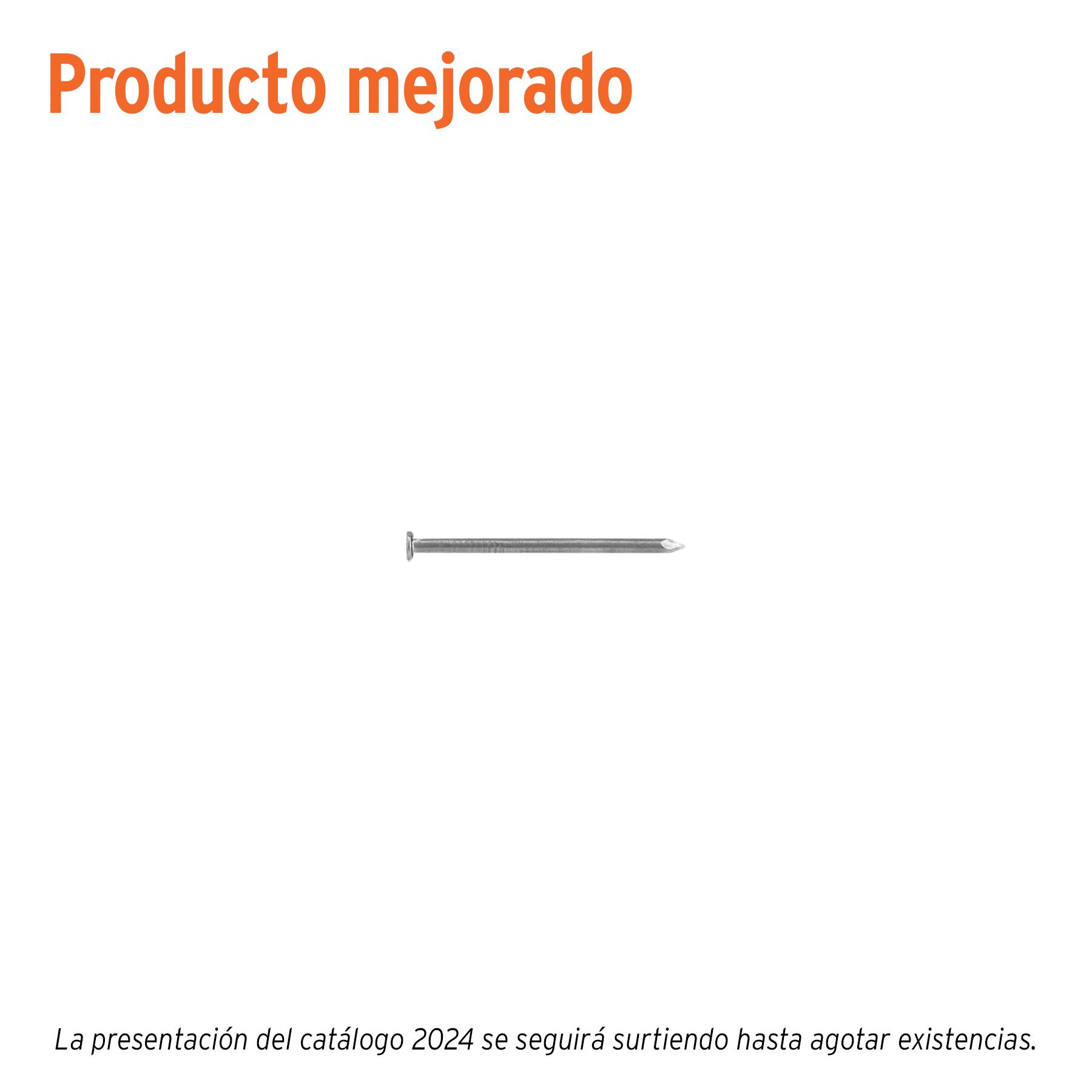 BOLSA CON 1 KG DE CLAVO ESTÁNDAR 1-1/2' CON CABEZA, FIERO