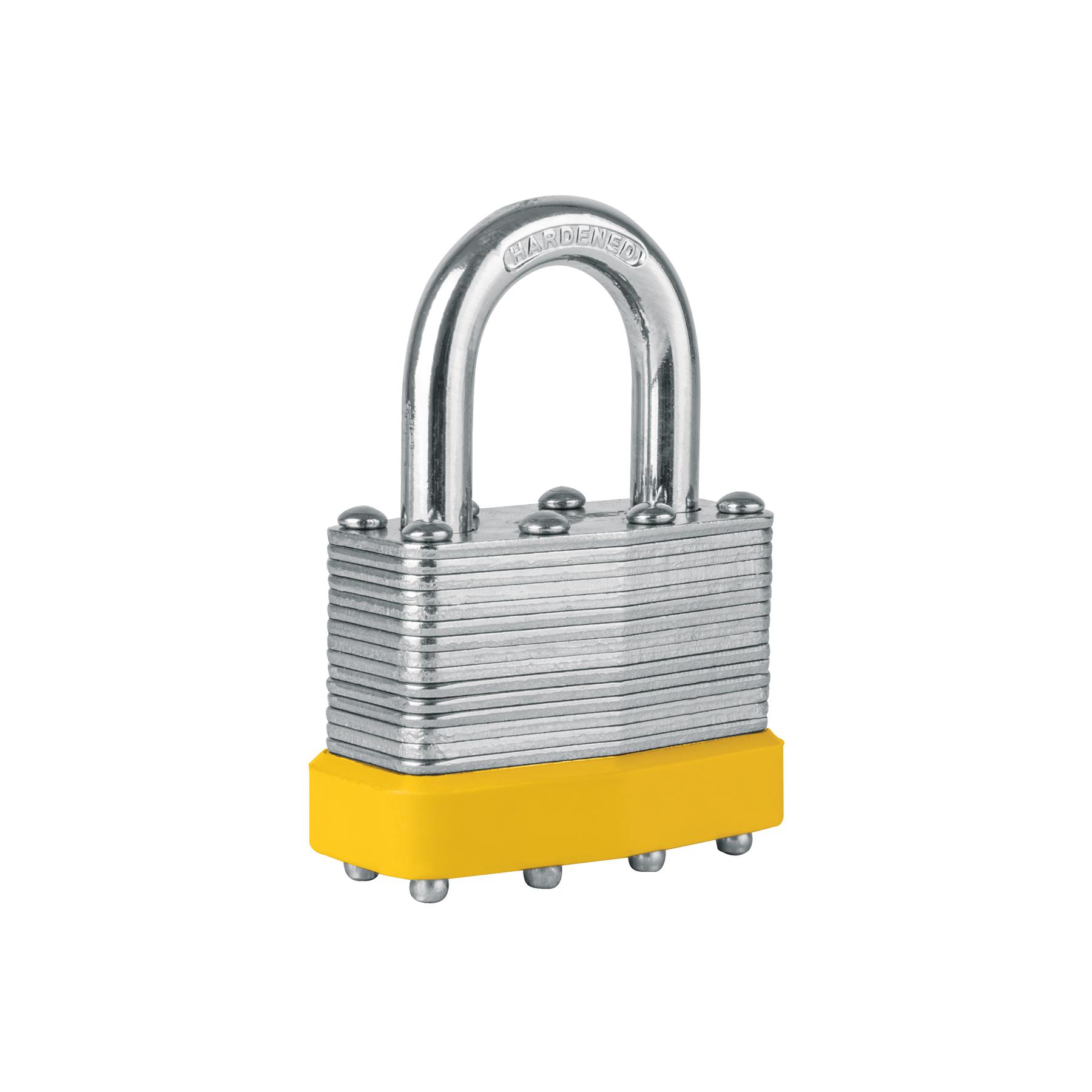 CANDADO LAMINADO, 45MM, GANCHO CORTO, BLISTER, HERMEX BASIC