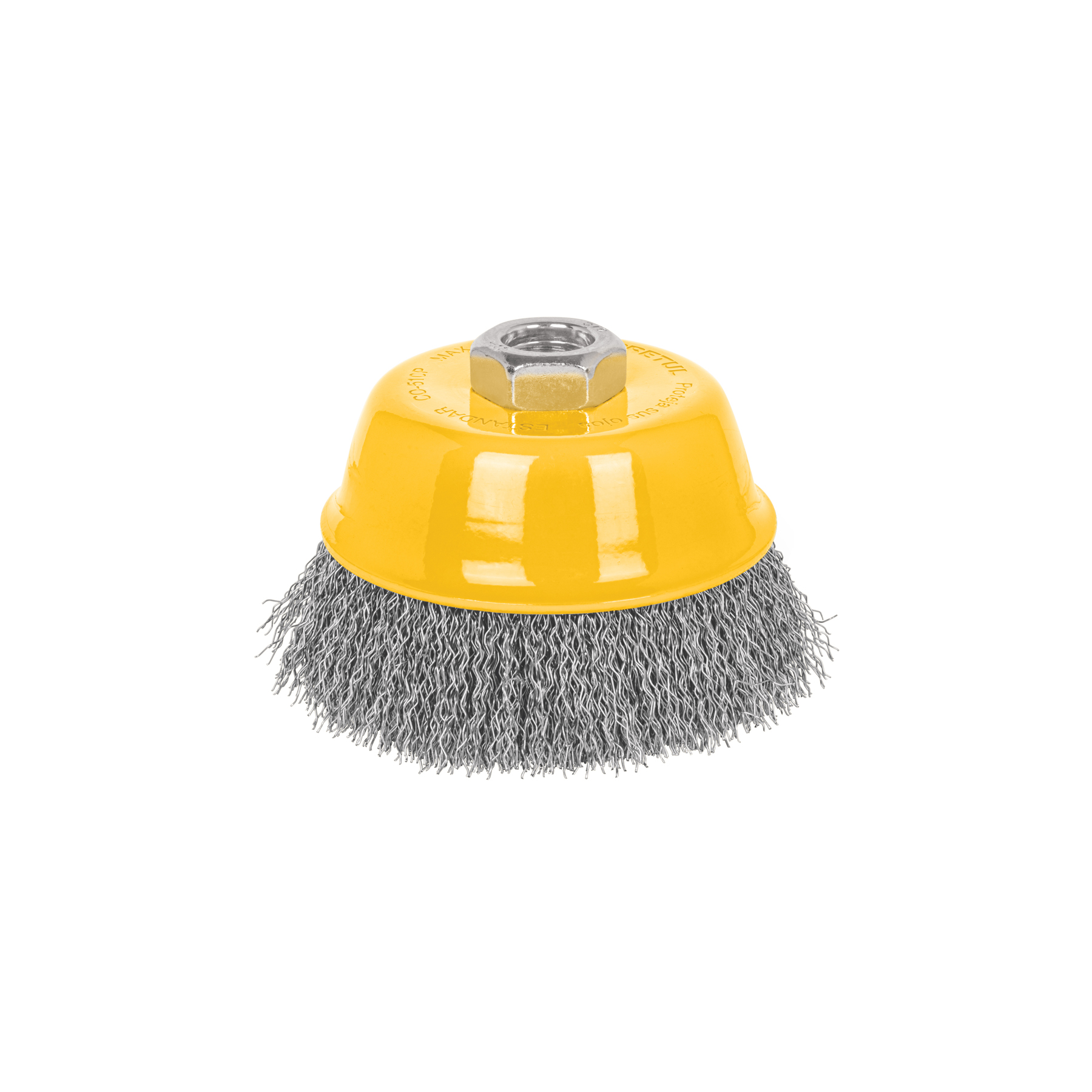 "CARDA COPA ONDULADO FINO 4"", EJE 5/8""-11"