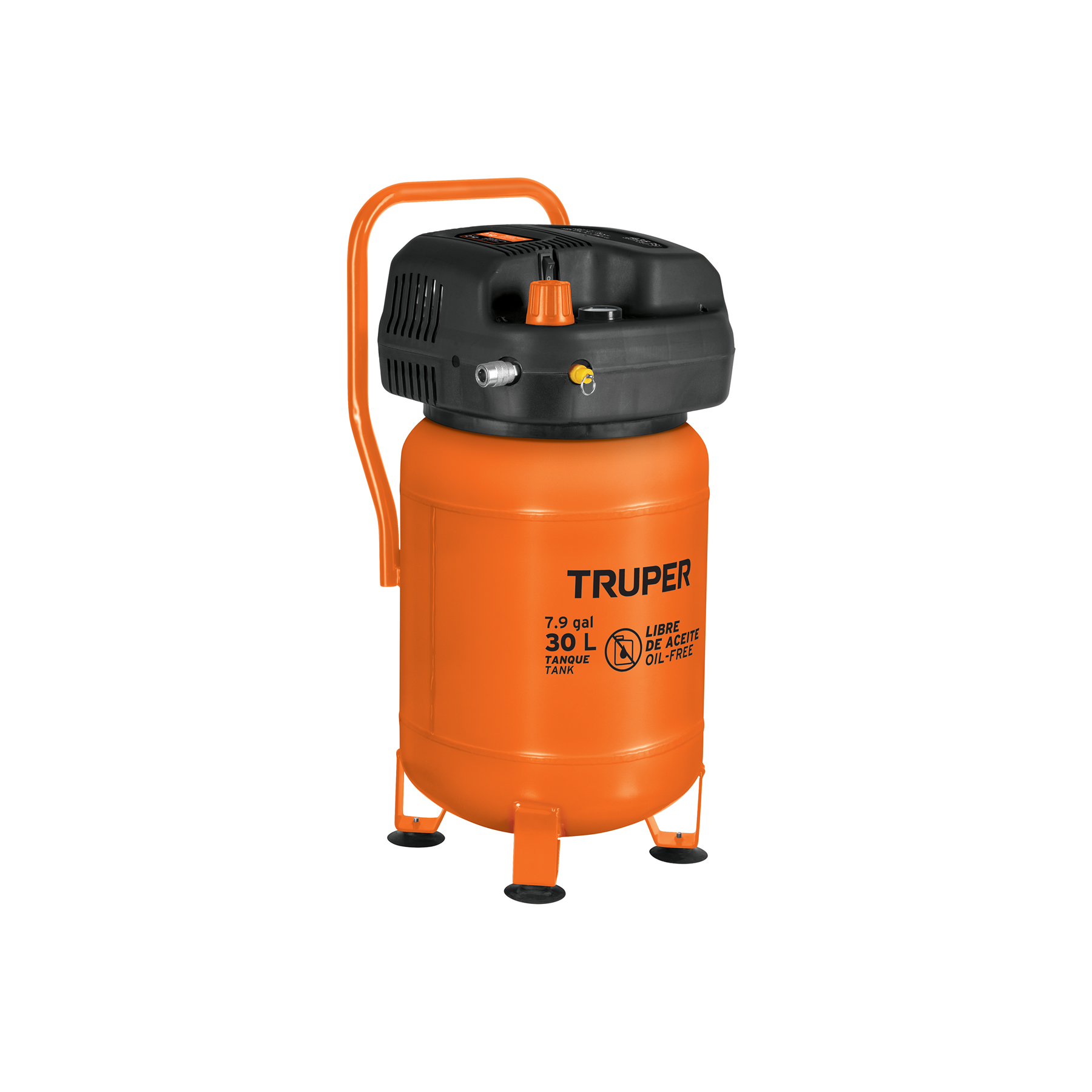 COMPRESOR DE AIRE LIBRE DE ACEITE, 30 L, 3 HP (POTENCIA MÁX)