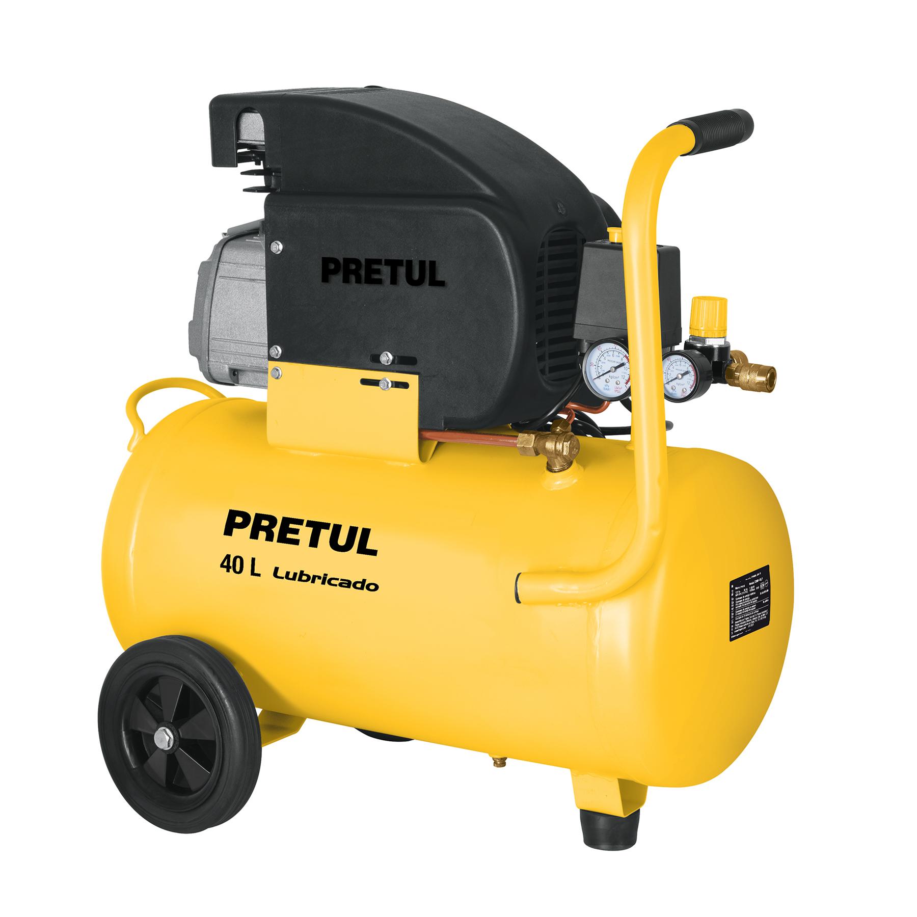 COMPRESOR, 40 L, 3 HP (POTENCIA MÁXIMA ), 127 V, PRETUL