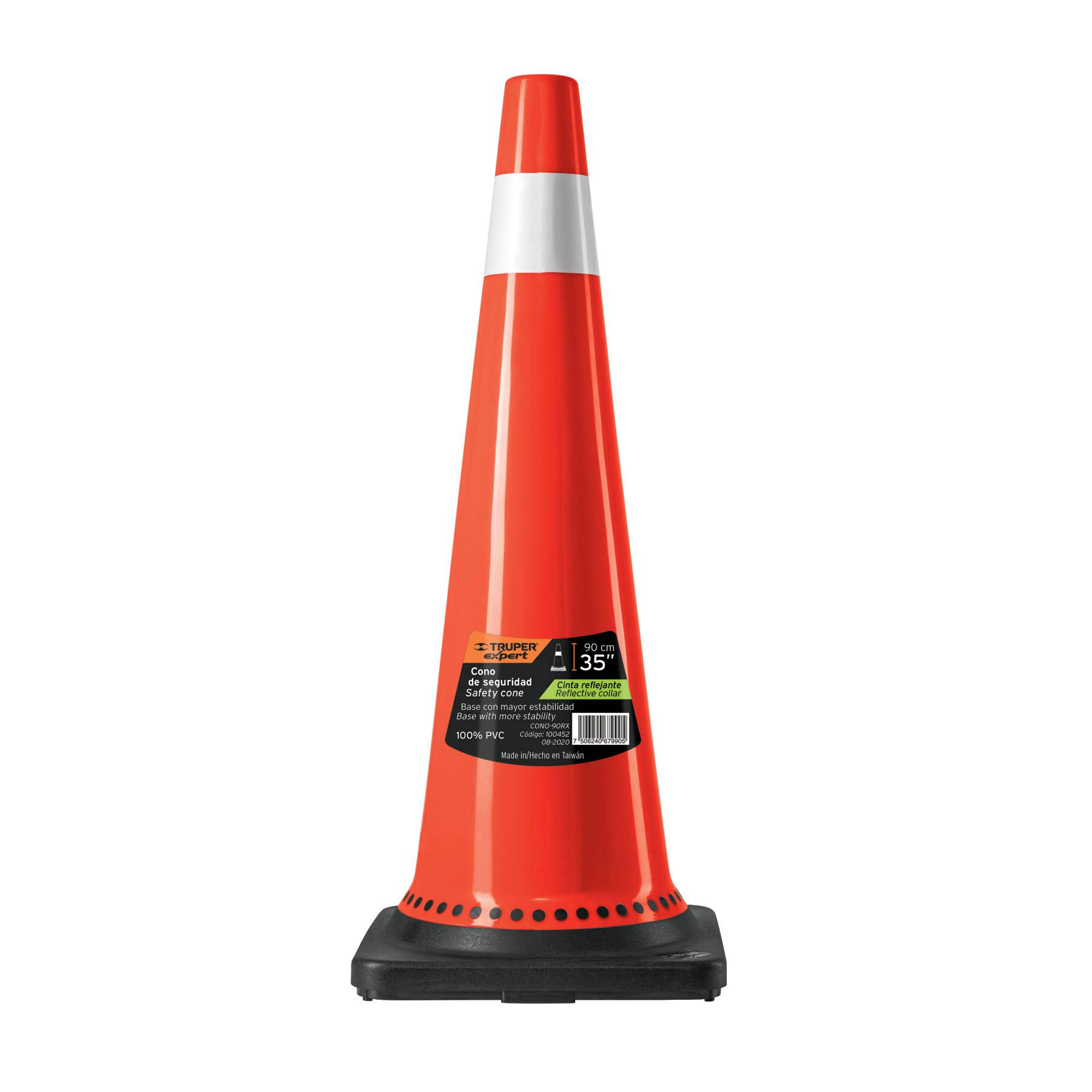 CONO DE PRECAUCIÓN DE 90 CM, C/REFLEJANTE