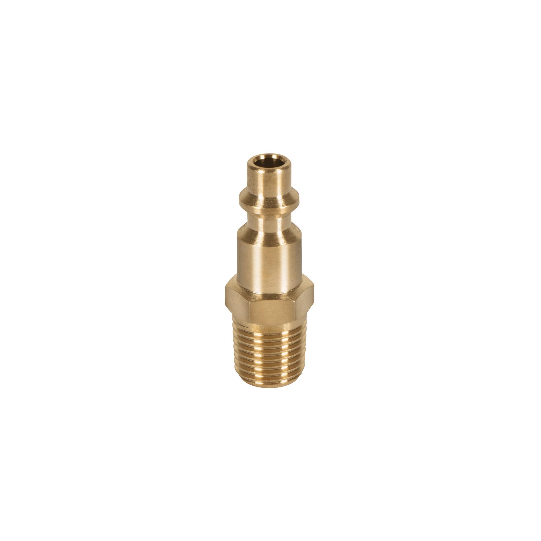 CONECTOR RÁPIDO DE LATÓN, TIPO M, CUERDA 1/4' NPT, MACHO
