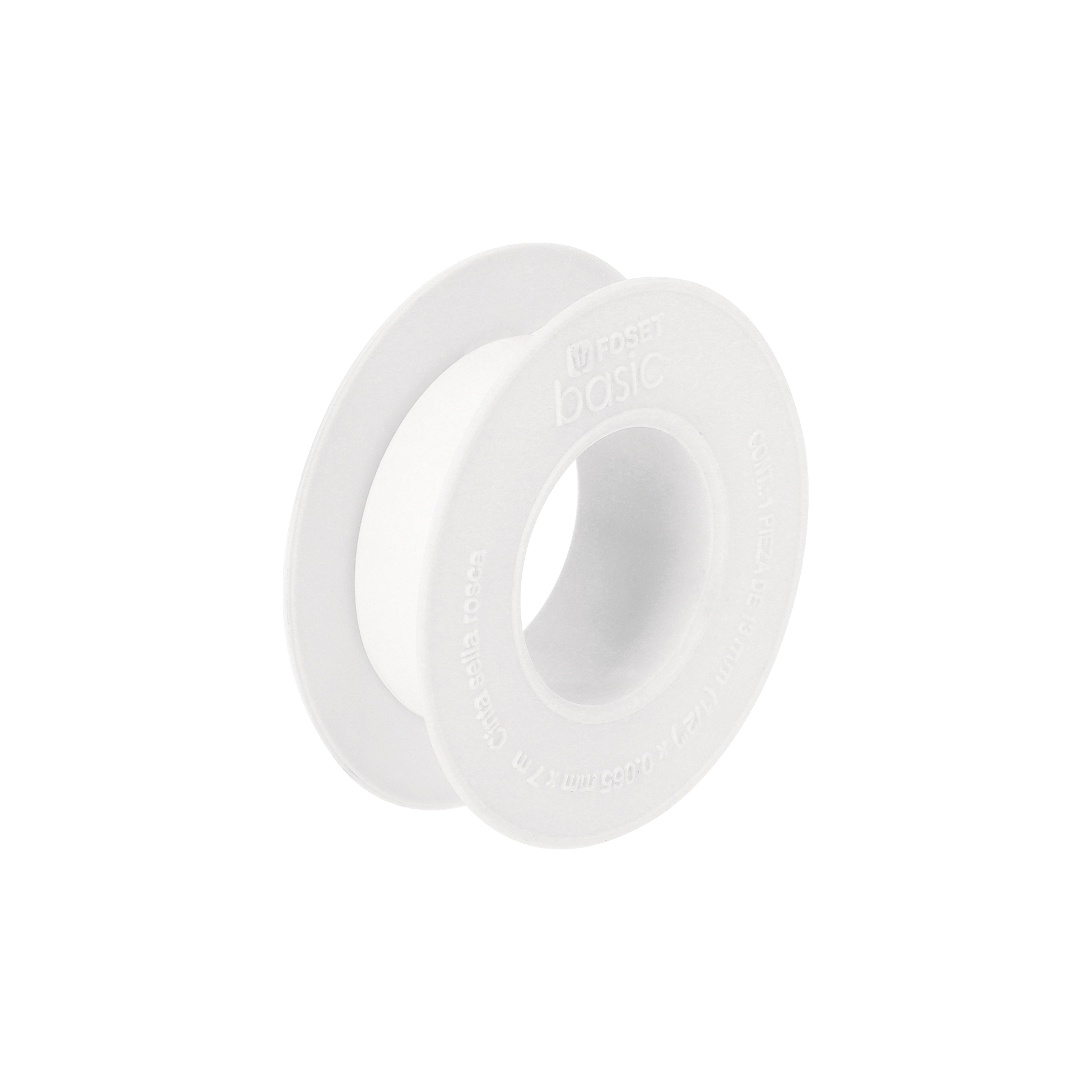 CINTA SELLA ROSCAS 1/2' X 7 M, USO GENERAL, FOSET BASIC