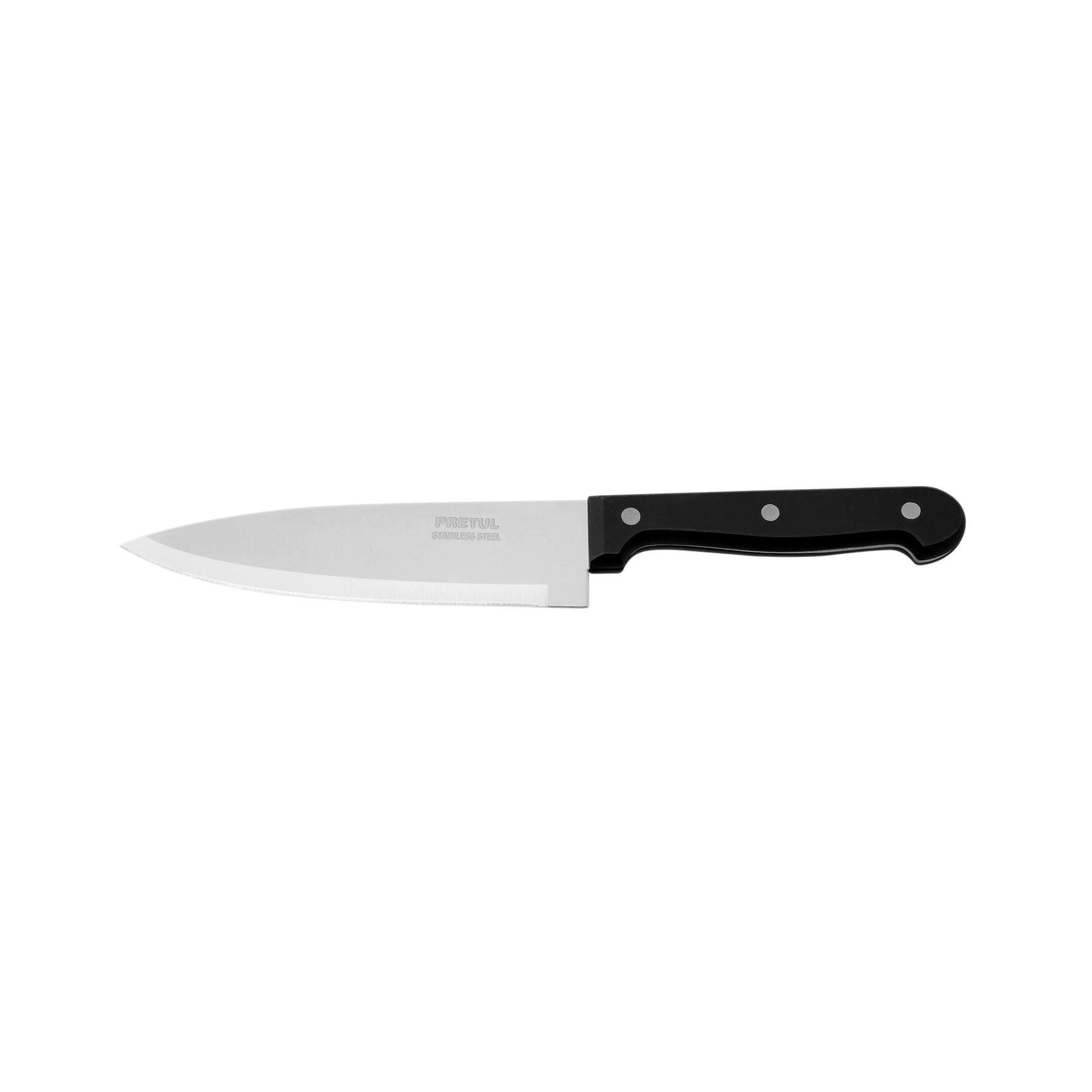 CUCHILLO DE CHEF 6' MANGO DE POLIPROPILENO, PRETUL