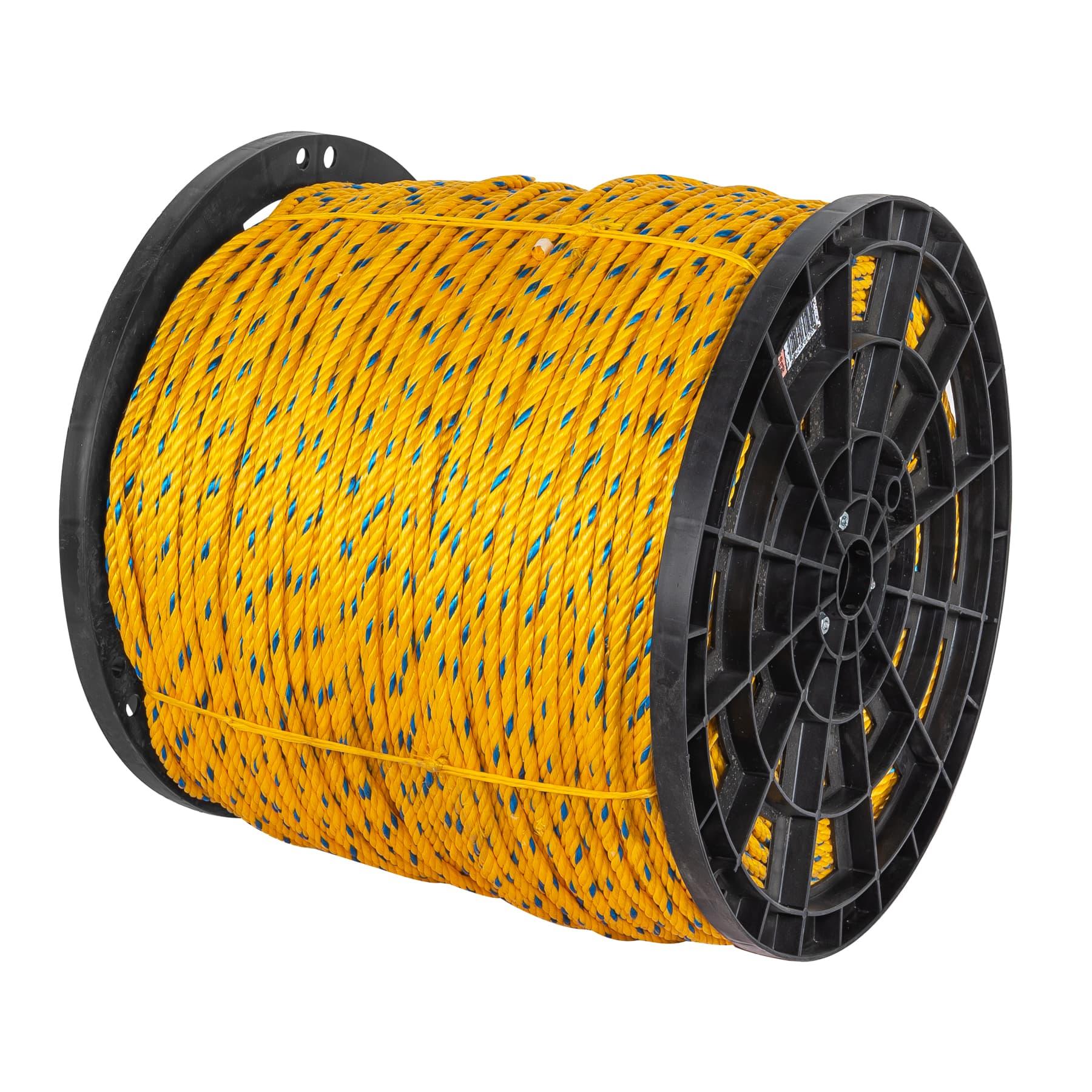 METRO DE CUERDA AMARILLA DE 8 MM EN ROLLO DE 640 M, FIERO