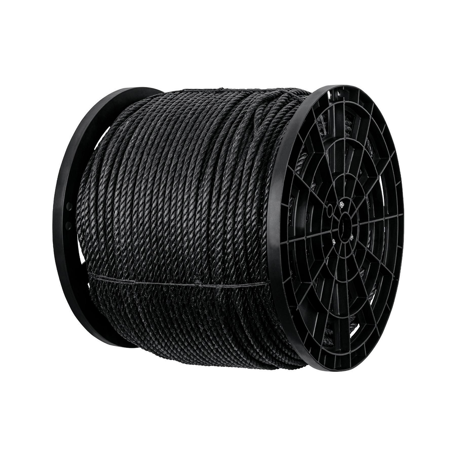 KILO CUERDA NEGRA PP 10 MM, ROLLO 20 KG