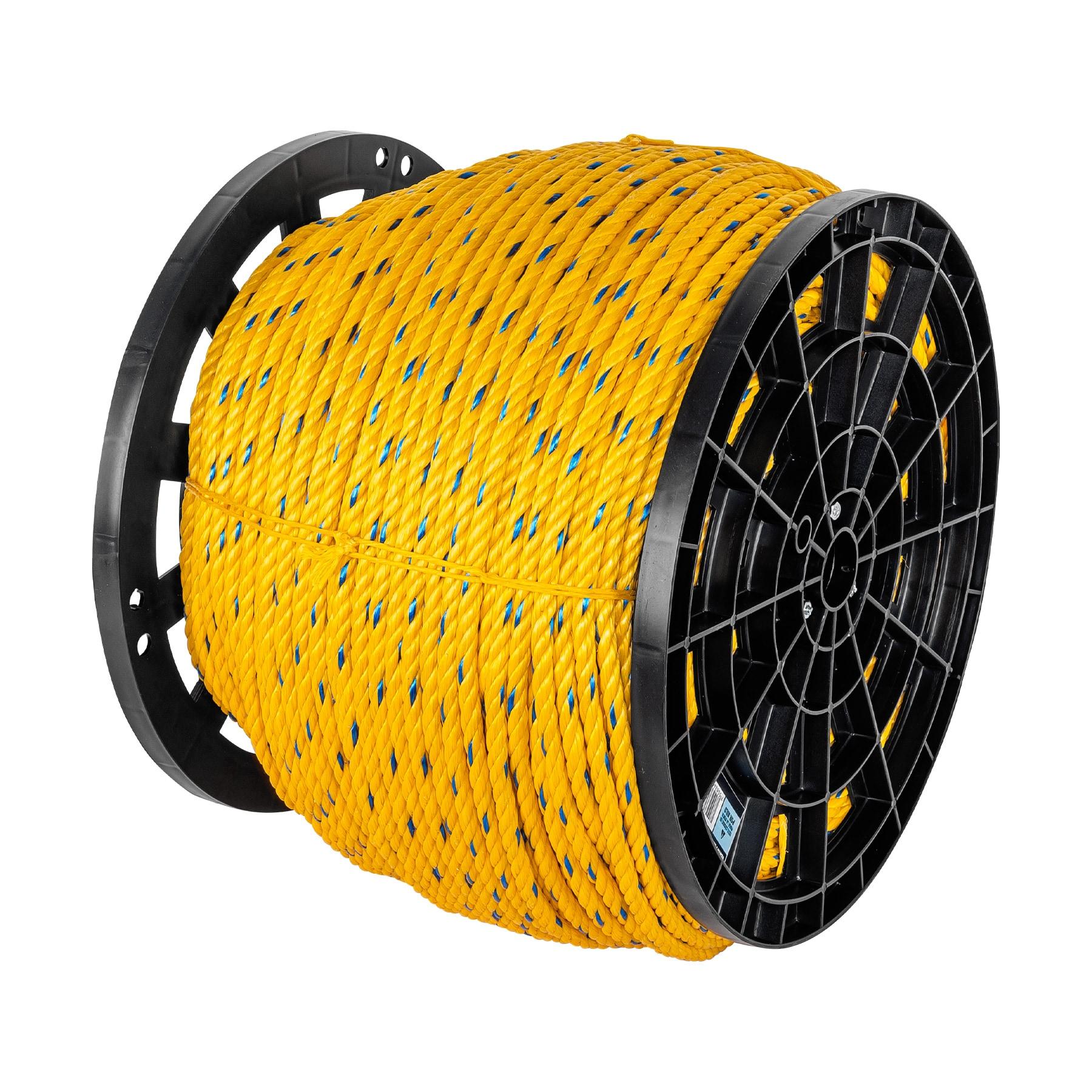 KILO DE CUERDA AMARILLA DE POLIPROPILENO 11 MM, ROLLO 20 KG