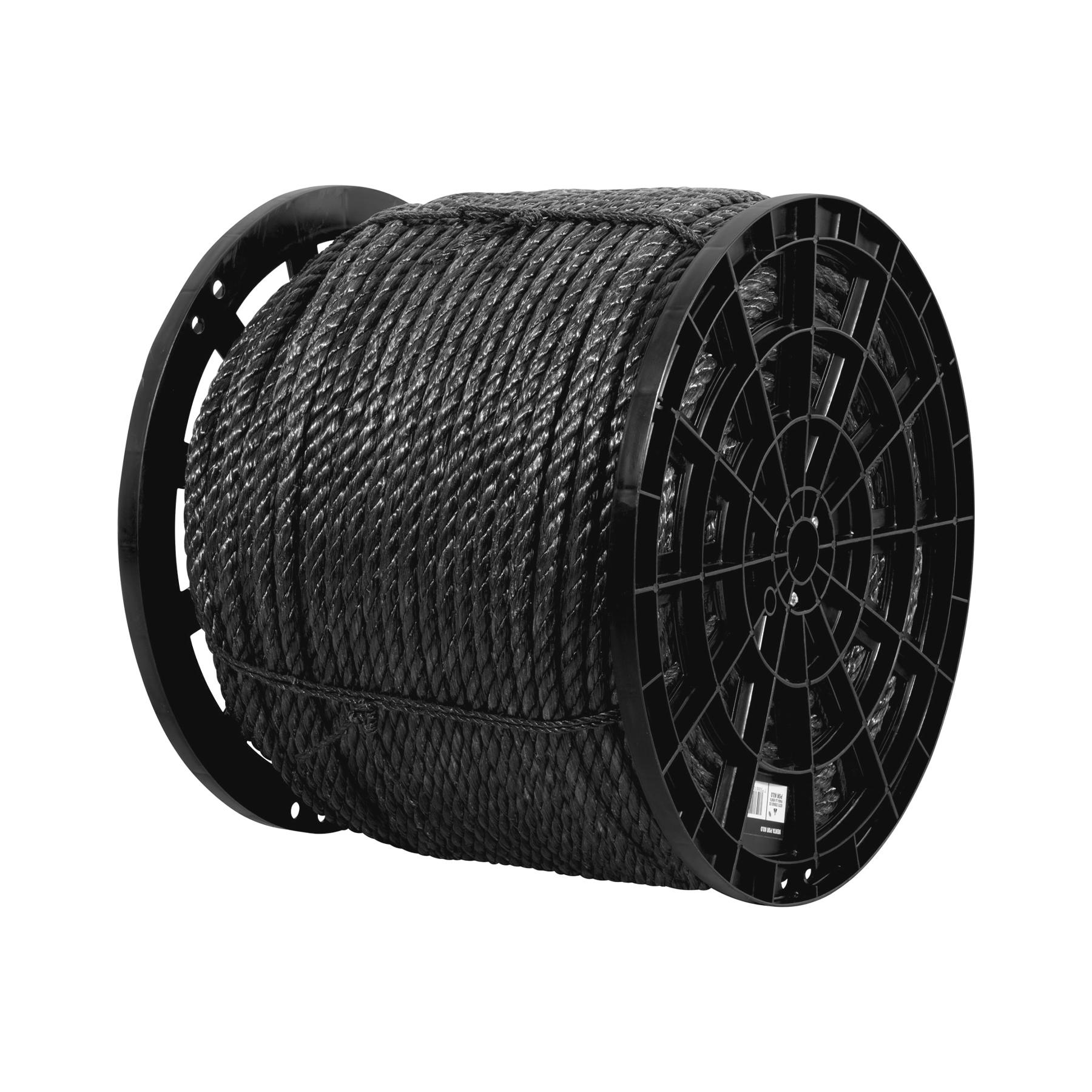 KILO CUERDA NEGRA PP 16 MM, ROLLO 30 KG