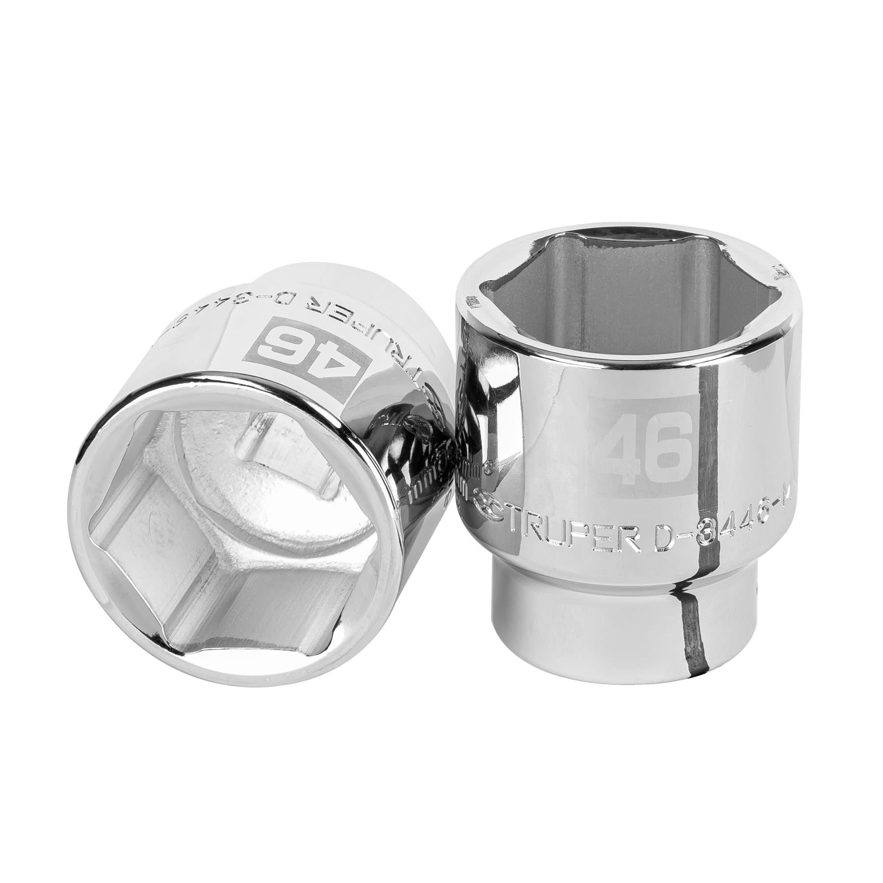 DADO DE 46 MM, 6 PUNTAS, CUADRO 3/4', TRUPER