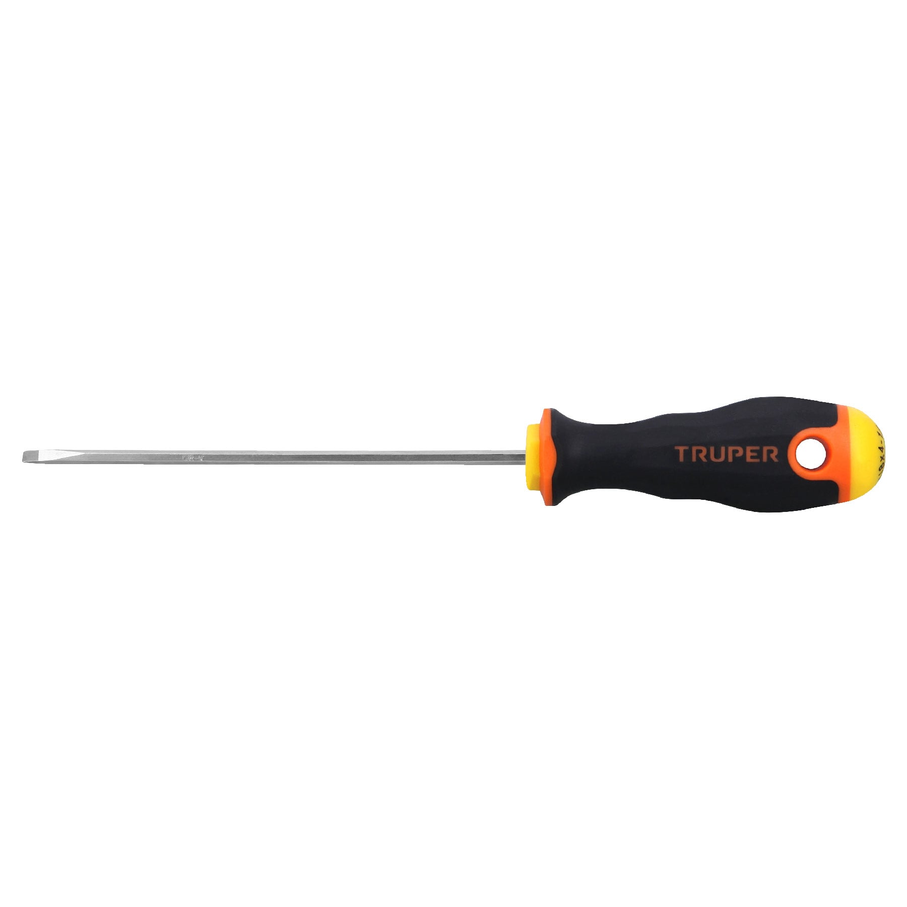 DESARMADOR CABINET 1/8' X 4-1/2' MANGO COMFORT GRIP, TRUPER