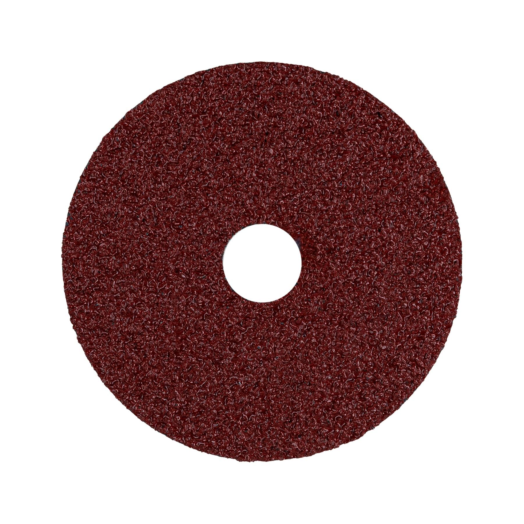 "DISCO DE LIJA DE 4-1/2"" CON RESPALDO DE FIBRA, GRANO24"