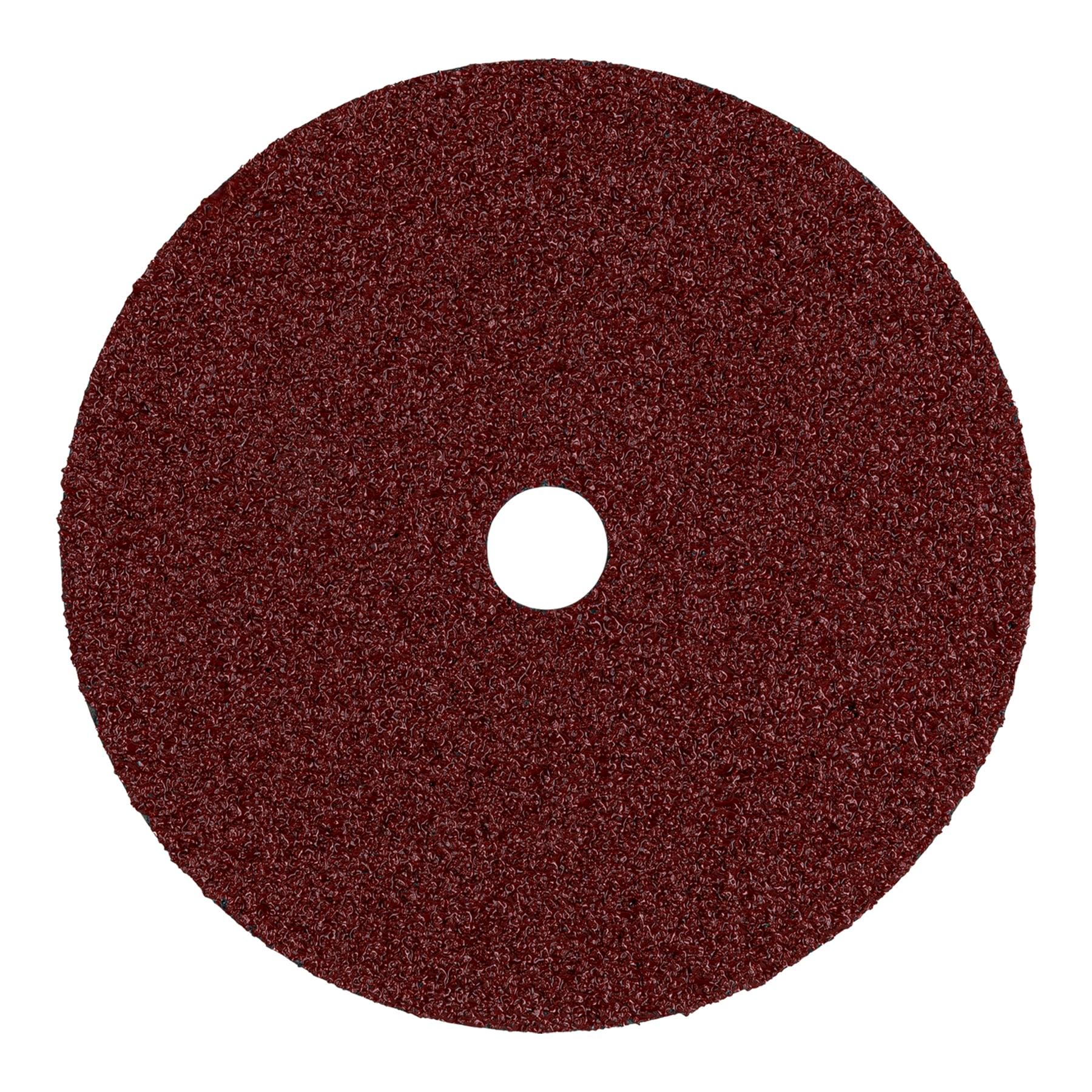 DISCO DE LIJA DE 7' CON RESPALDO DE FIBRA, GRANO 24, TRUPER