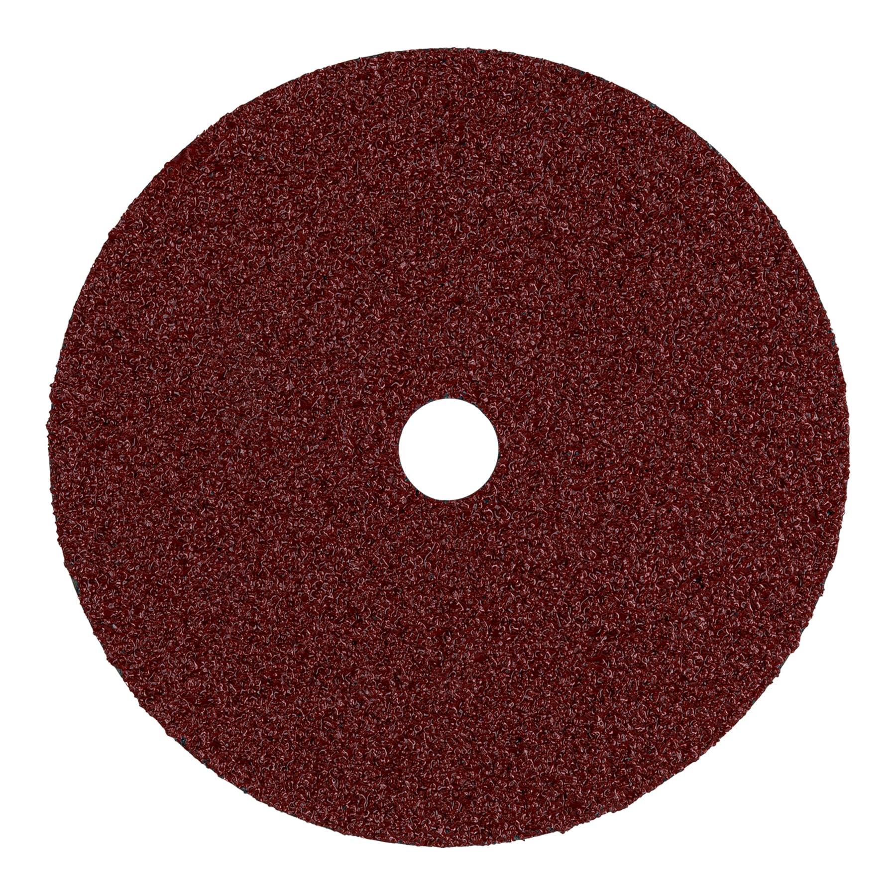 DISCO DE LIJA DE 7' CON RESPALDO DE FIBRA, GRANO 36, TRUPER