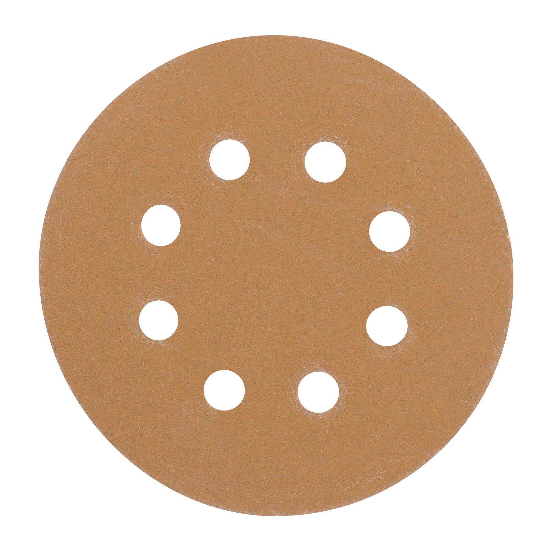 "DISCOS DE LIJA 5"" GRANO 150 CON SOPORTE DE MATERIA TEXTIL, 5 PZAS"