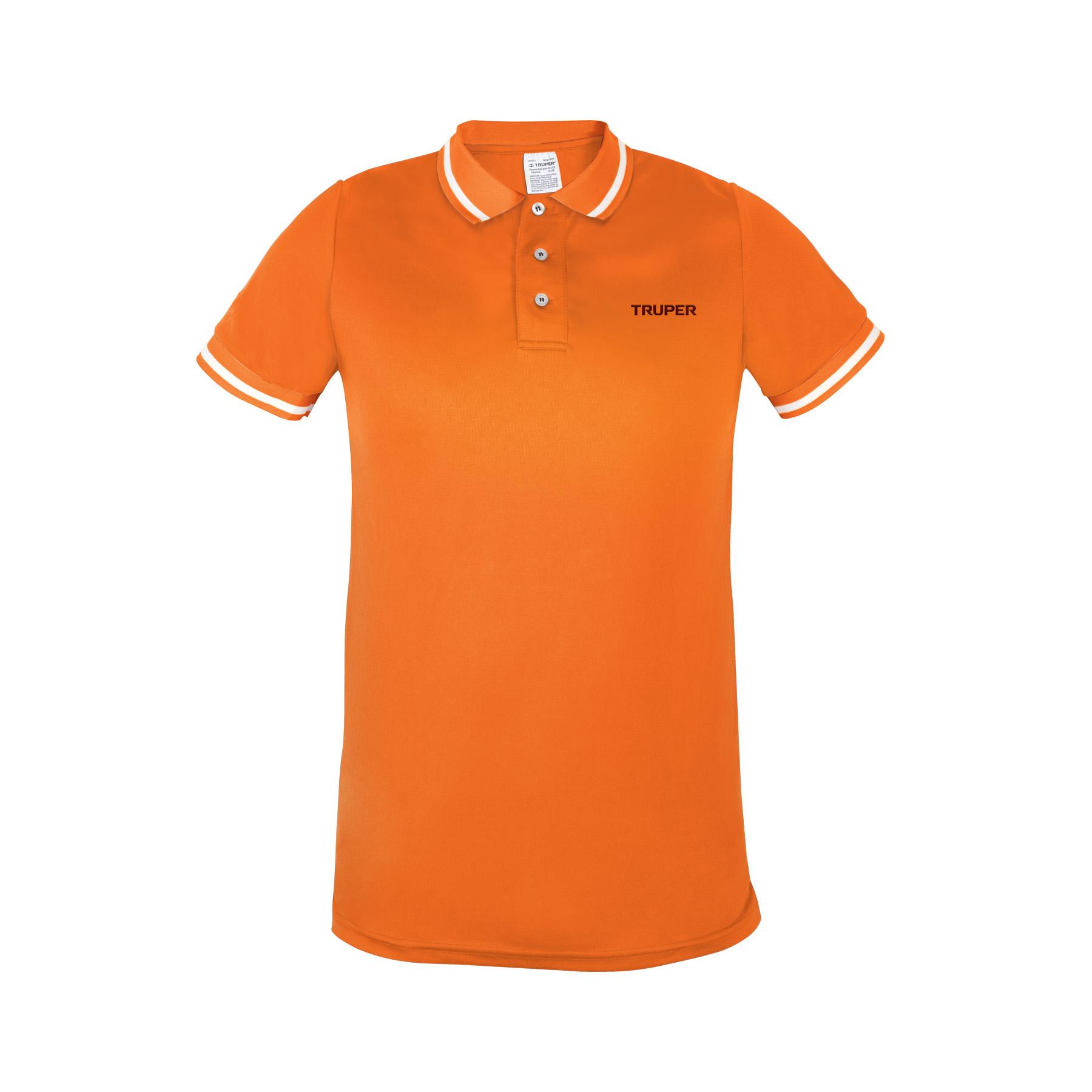 PLAYERA POLO PERFORMANCE NARANJA, PARA CABALLERO,TALLA EG