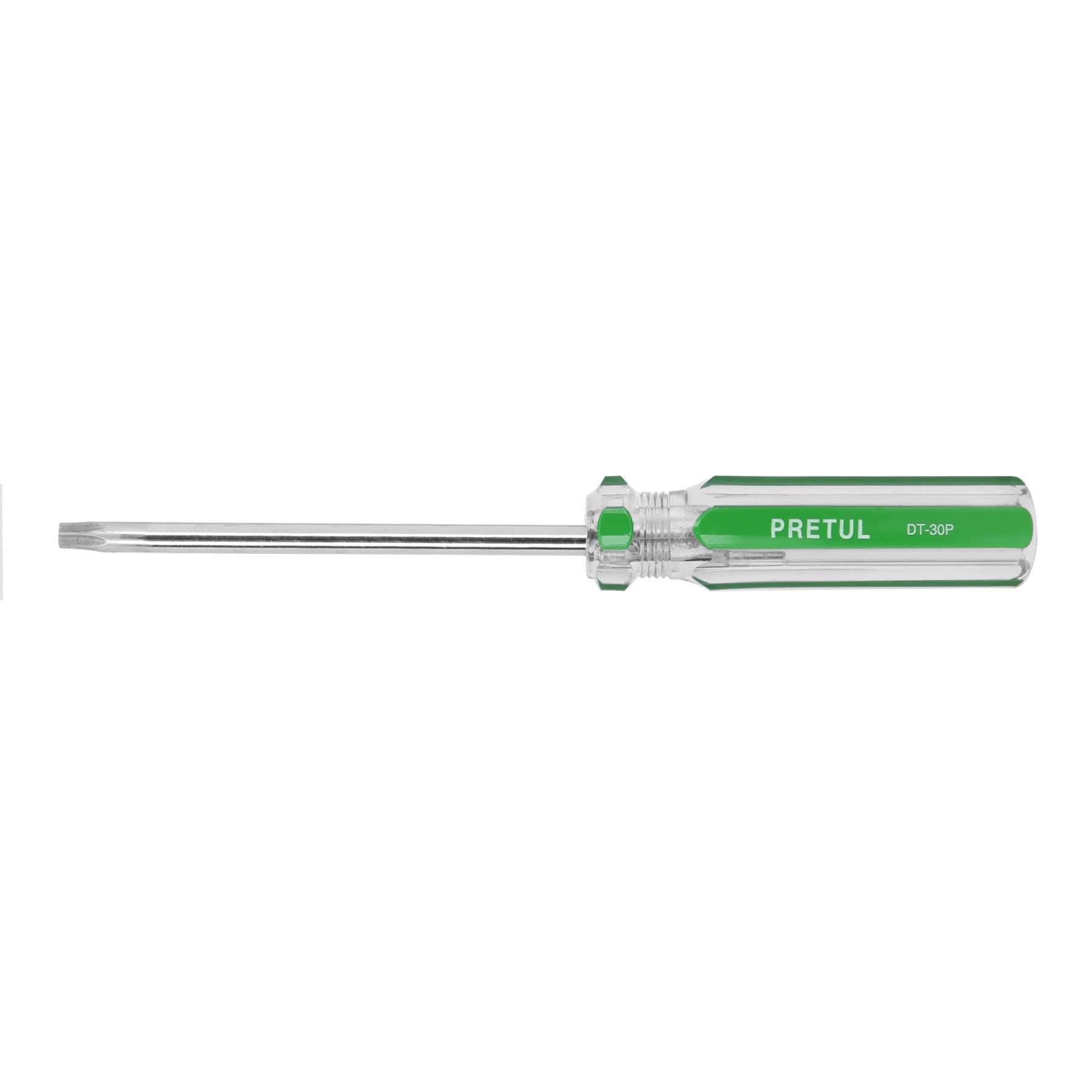 DESARMADOR PUNTA TORX T 30 MANGO DE PVC, PRETUL