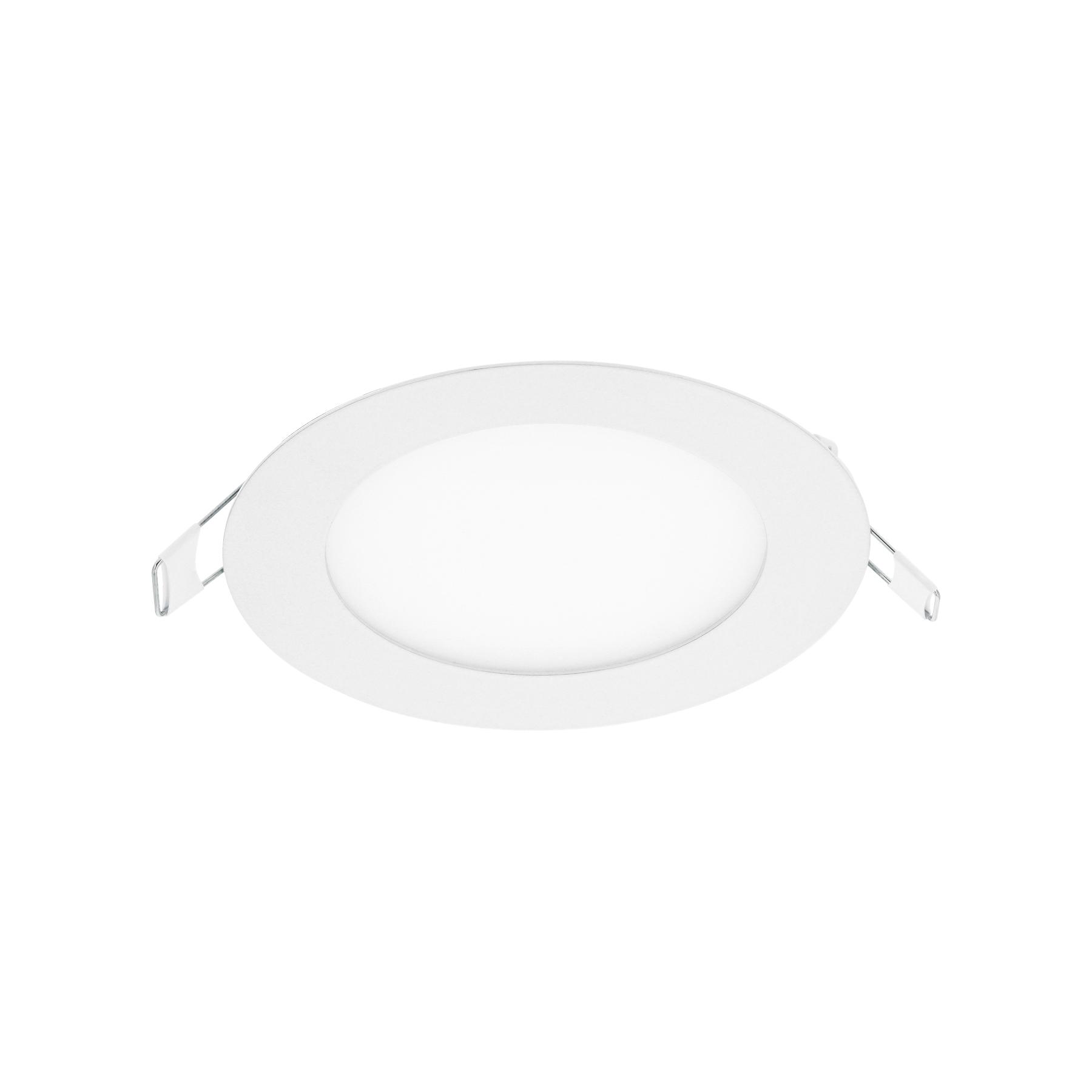 LUMINARIO ULTRADELGADO REDONDO P/EMPOTRAR 6W, LUZ DE DÍA