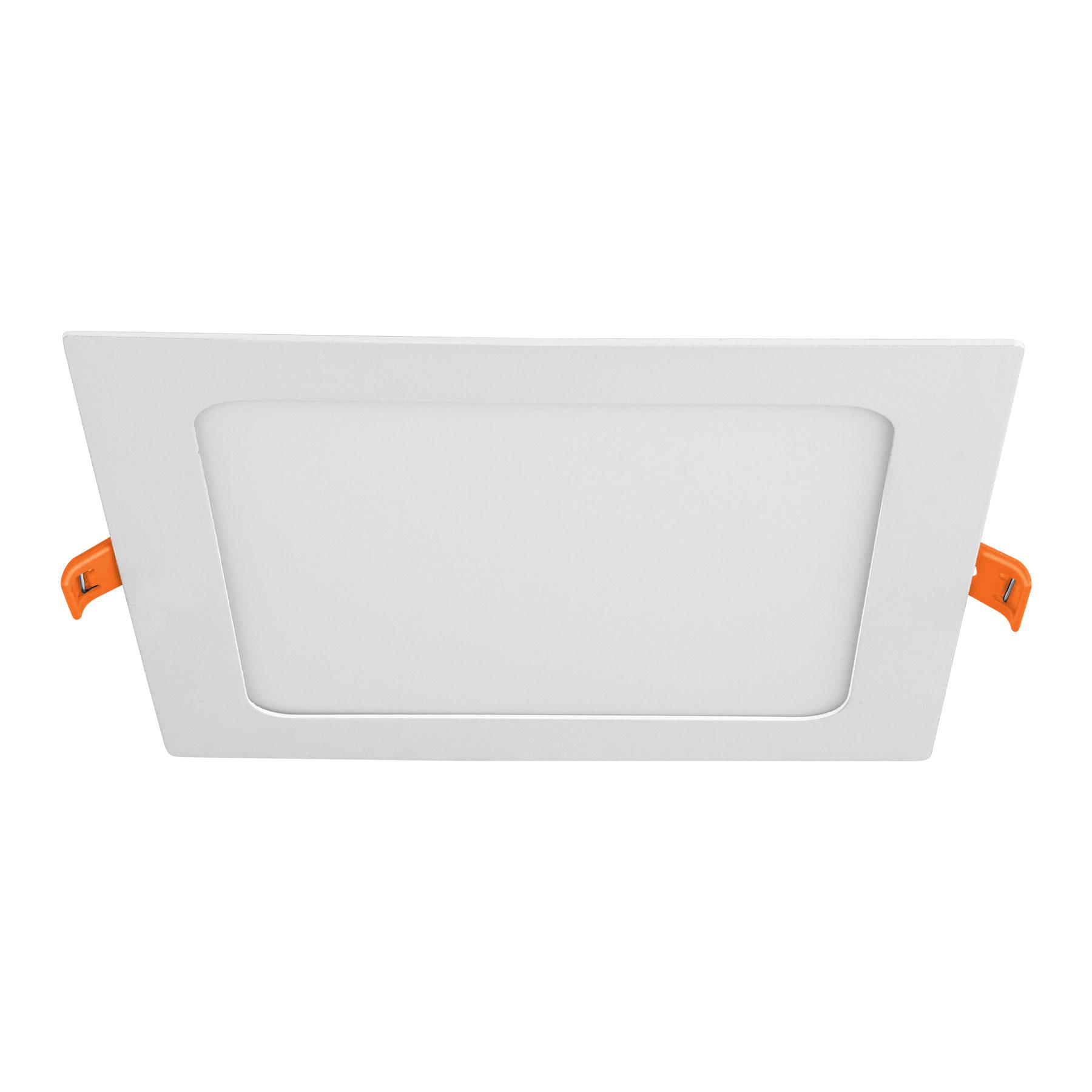 LUMINARIO ULTRA DELGADO LED 12W EMPOTRAR CUADRADO LUZ CÁLIDA