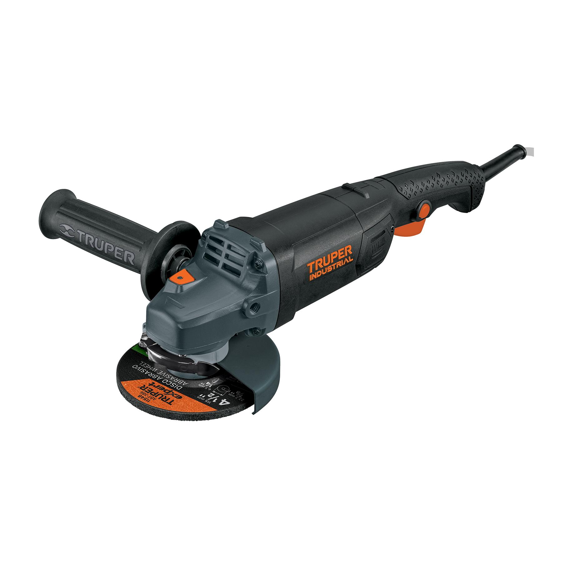 ESMERILADORA ANGULAR 4-1/2' 1250 W, INDUSTRIAL, TRUPER